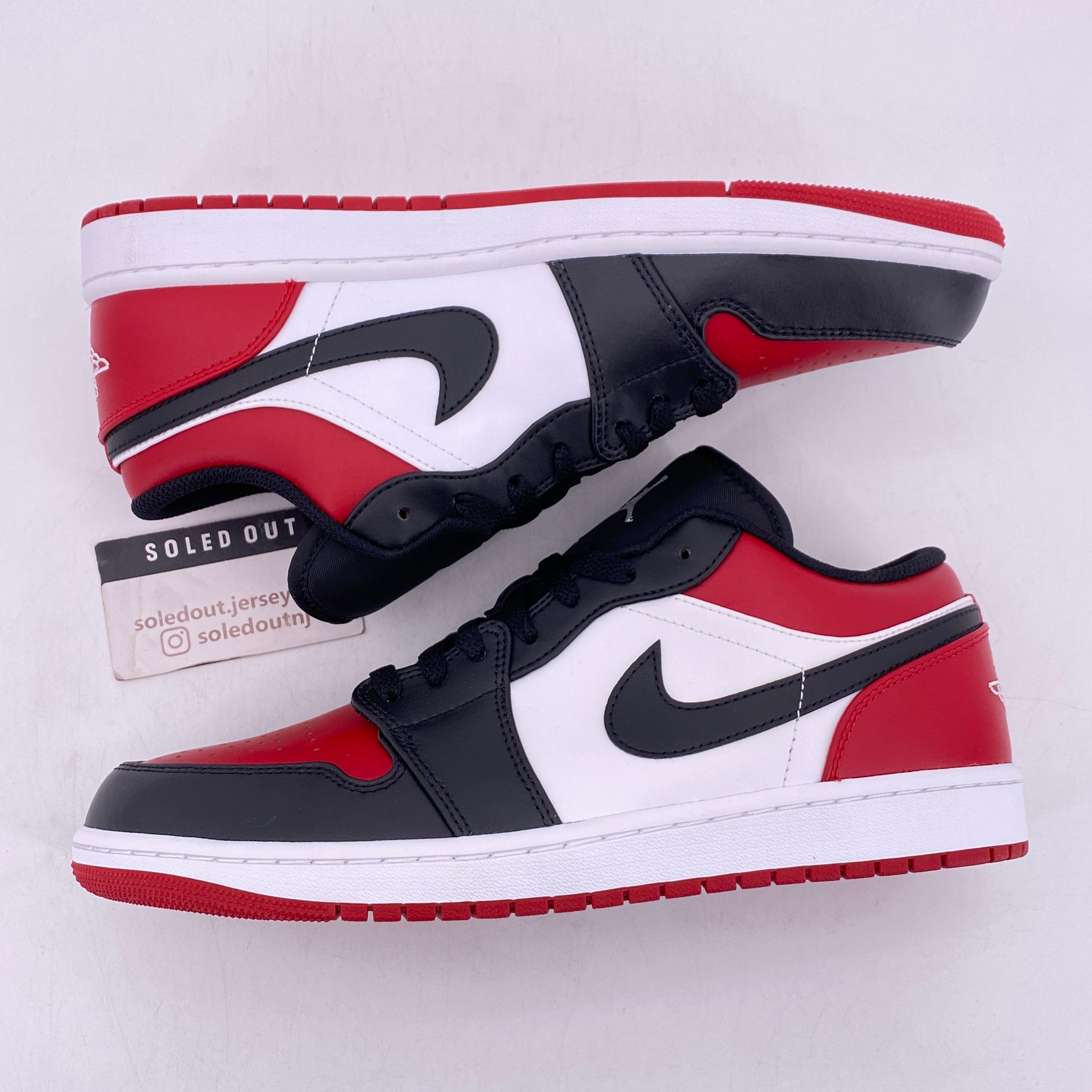 Air Jordan 1 Low Bred Toe 2021 New Size 11.5