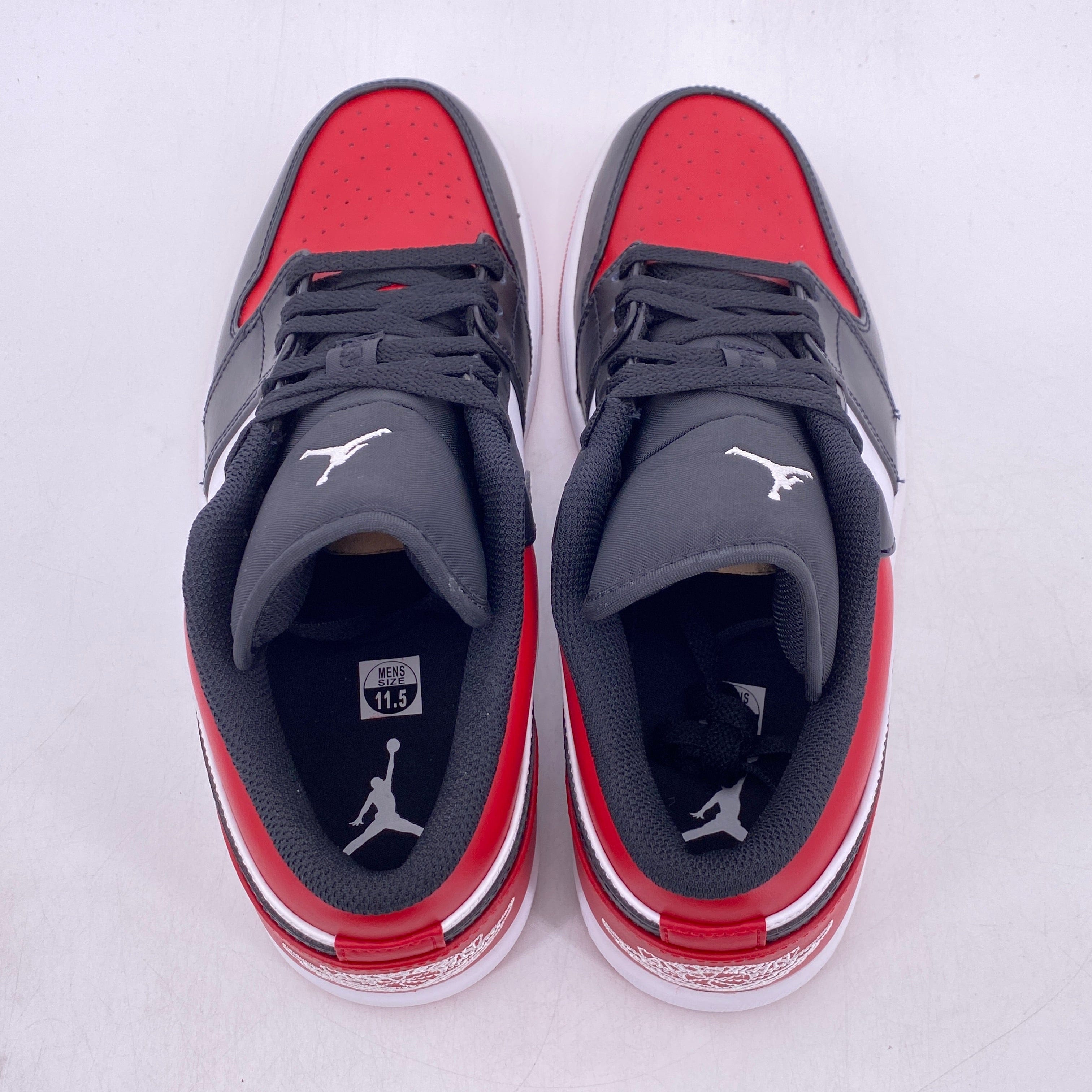 Air Jordan 1 Low Bred Toe 2021 New Size 11.5