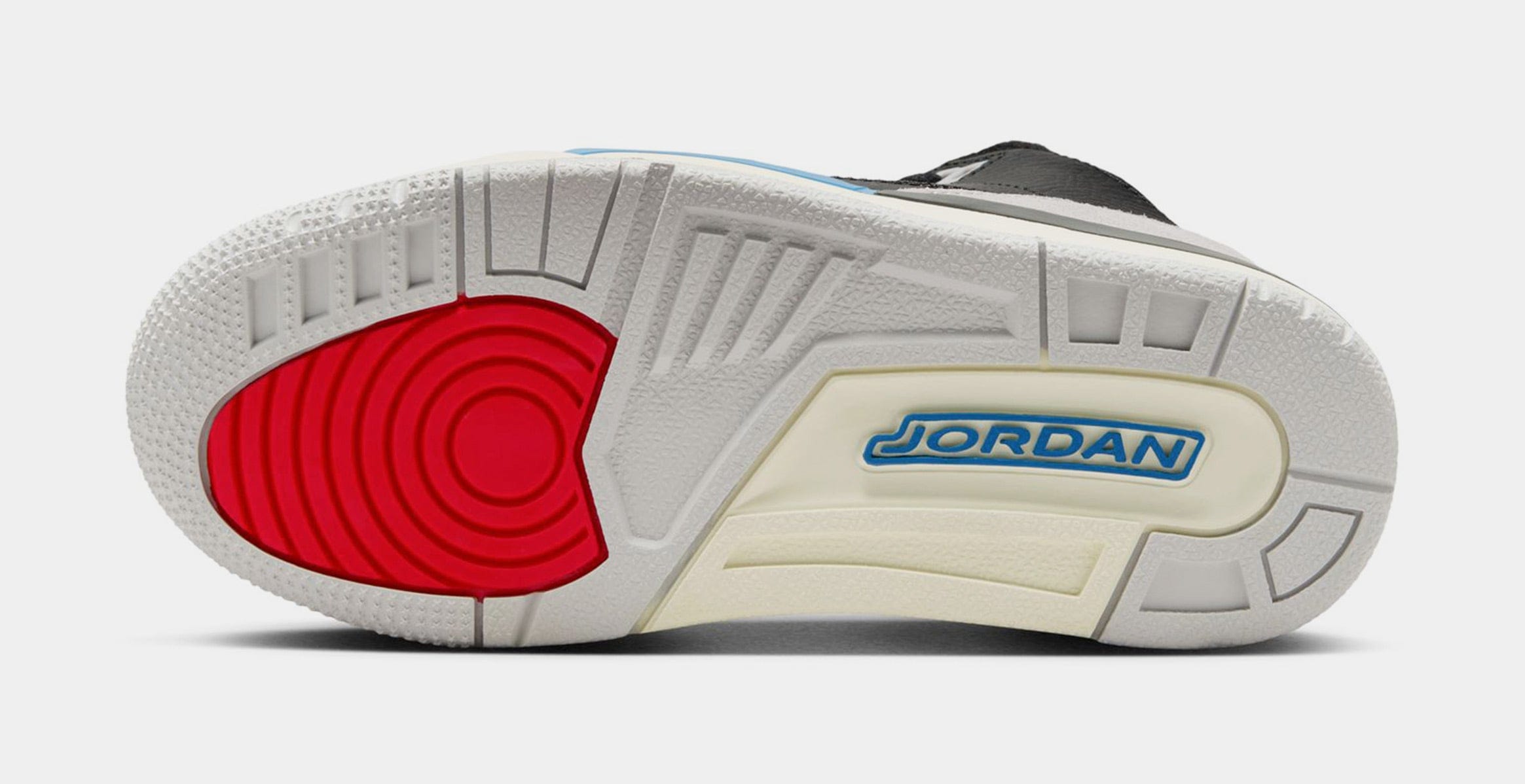 Air Jordan 3 Retro OG Rare Air Preschool Lifestyle Shoes (Black/Chile Red/Neutral Grey/Military Blue/Coconut Milk) Free Shipping