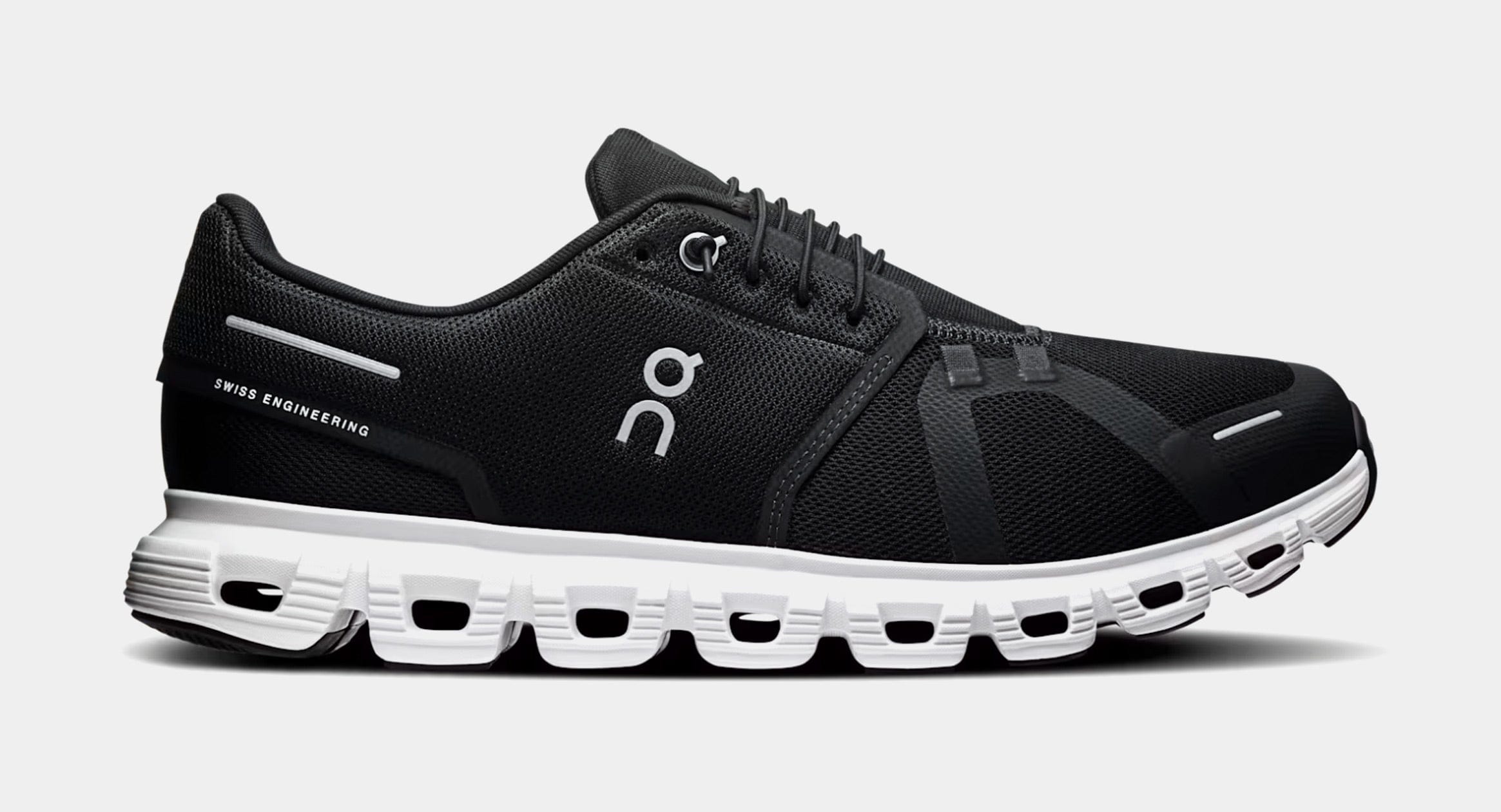On Running Cloud 6 Mens Running Shoes (Black/White)