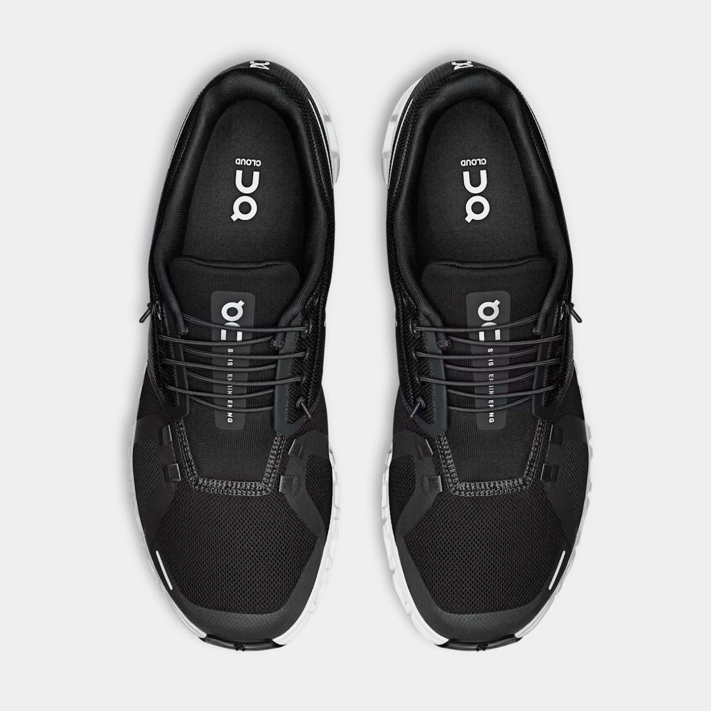 On Running Cloud 6 Mens Running Shoes (Black/White)