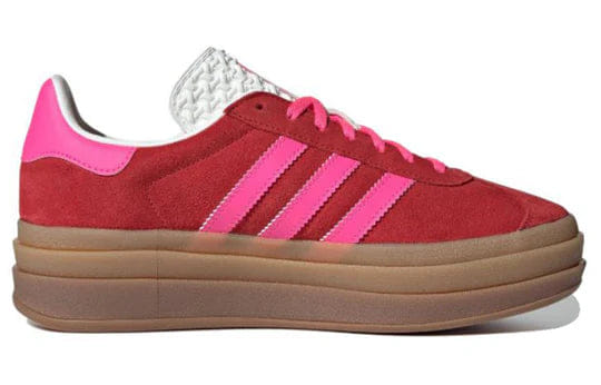 adidas Gazelle Bold Collegiate Red Lucid Pink