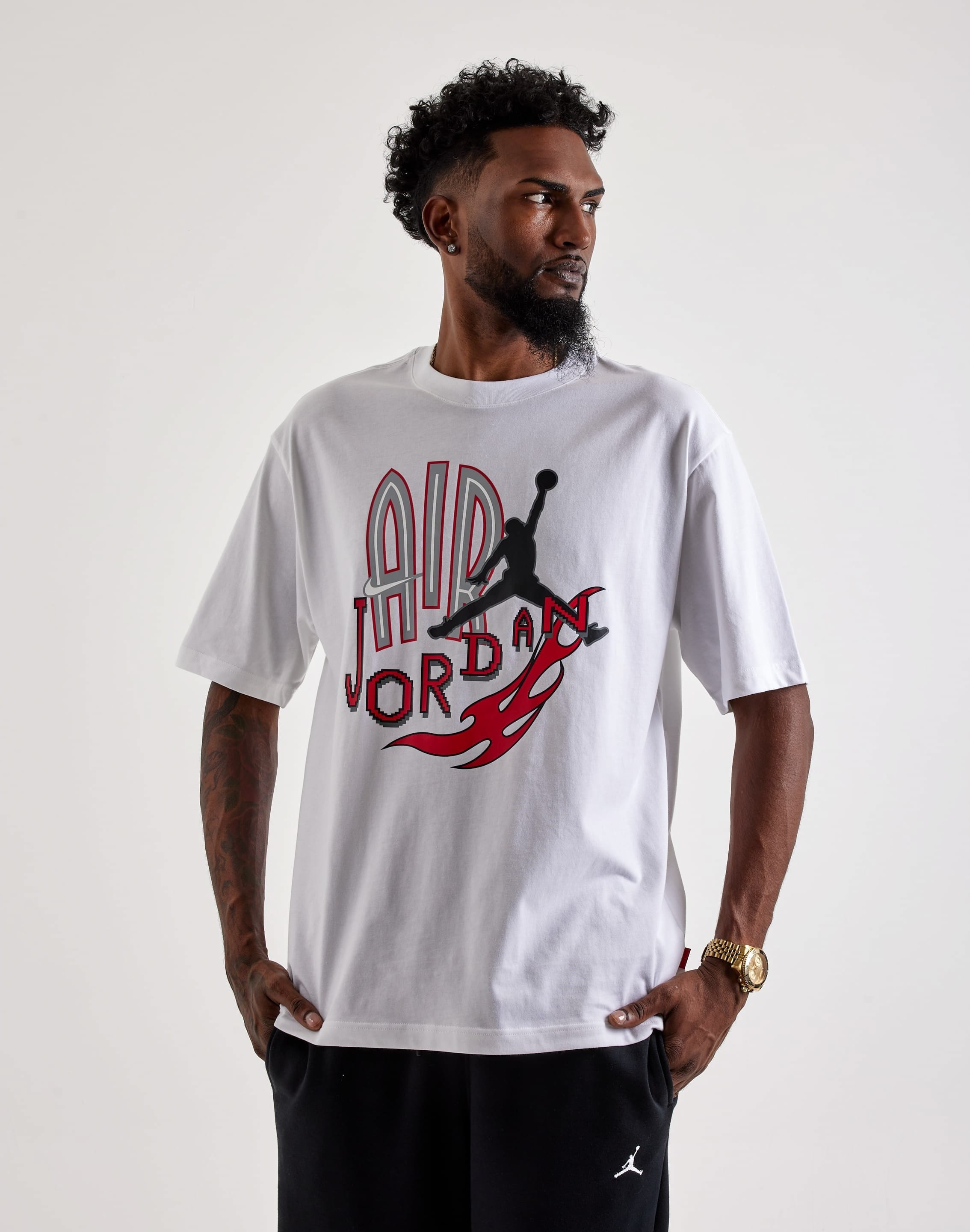 Air Jordan Jordan Air Flames Graphic T-Shirt