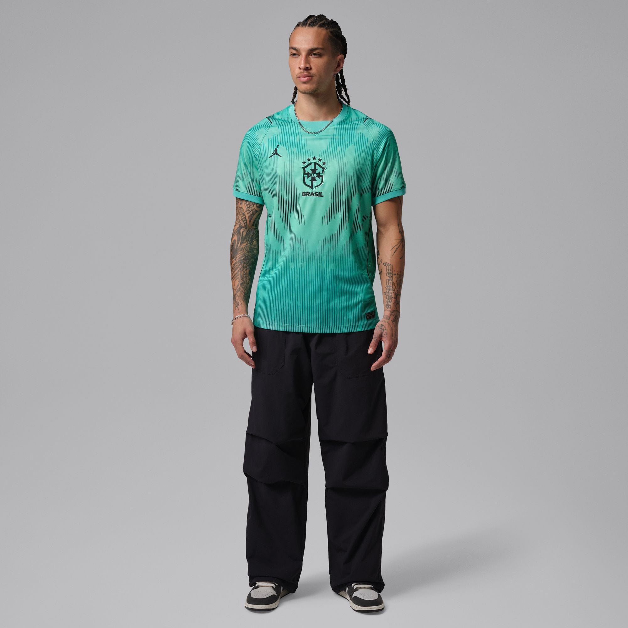 Air Jordan x CBF Brazil Dri - Fit Stadium Goalkeeper Jersey