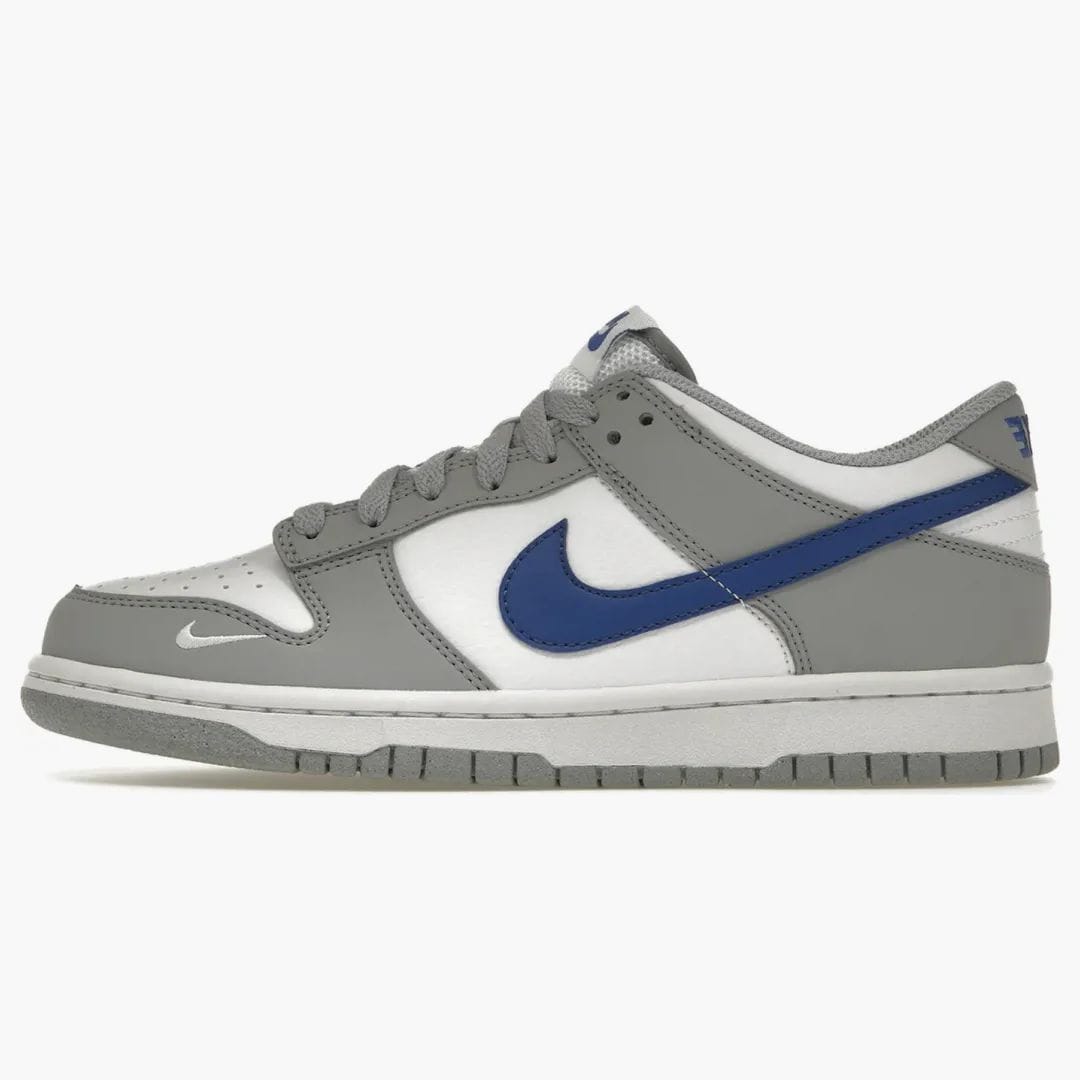 Nike Dunk Low Mini Swoosh Wolf Grey Game Royal (GS)