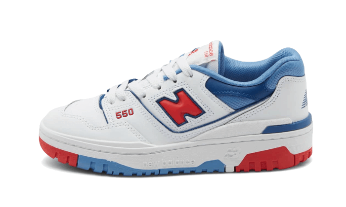 New Balance 550 White True Red