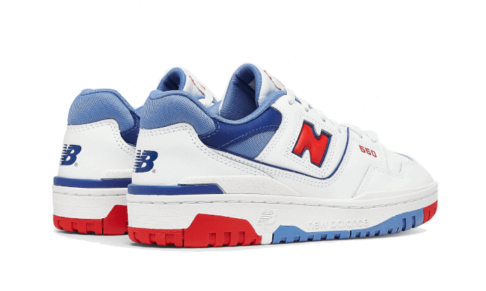 New Balance 550 White True Red