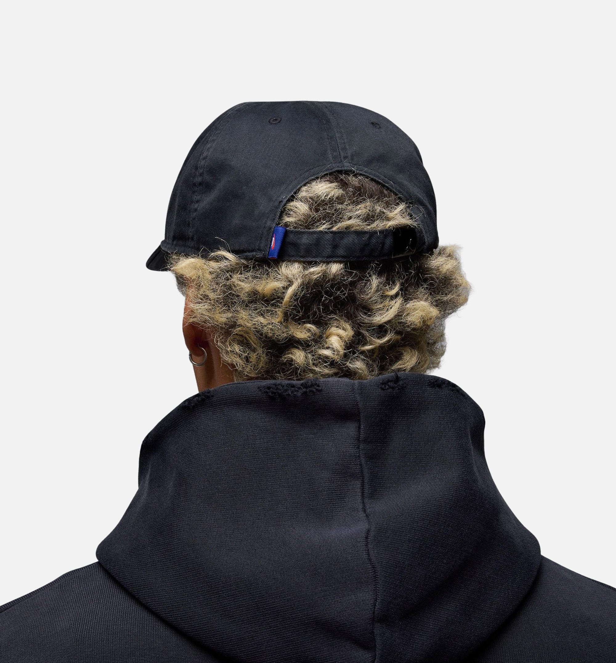Air Jordan Rare Air Unstructured Washed Cap Mens Hat - Black/Red