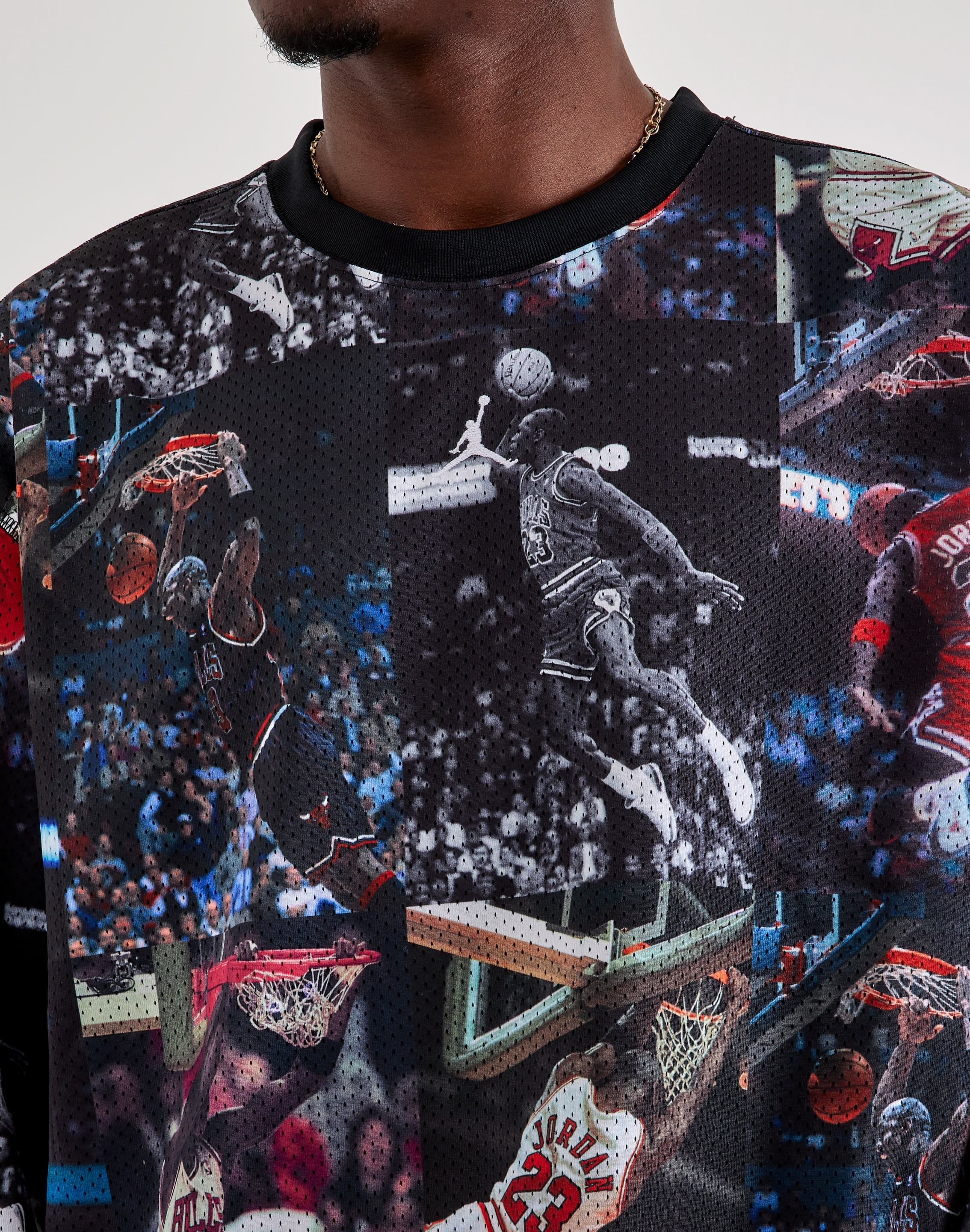 Air Jordan Jordan All - Over Print Crewneck Sweatshirt