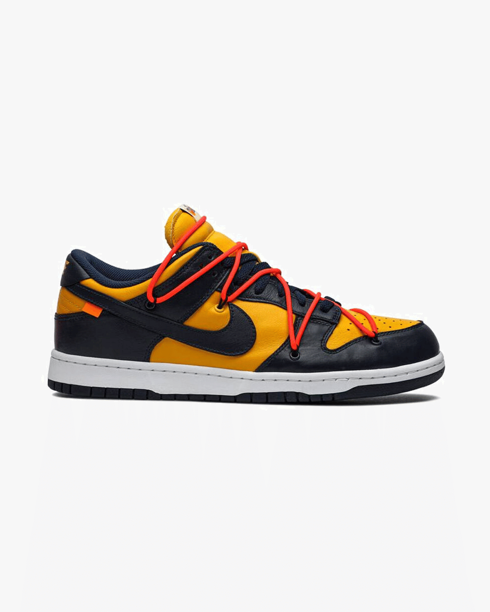 NIKE x OFF WHITE DUNK LOW MICHIGAN NAVY