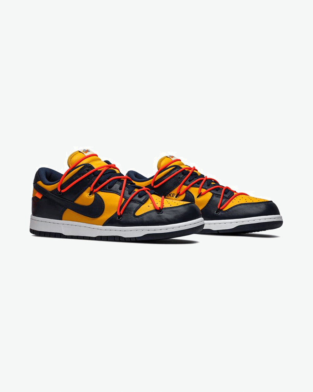 NIKE x OFF WHITE DUNK LOW MICHIGAN NAVY