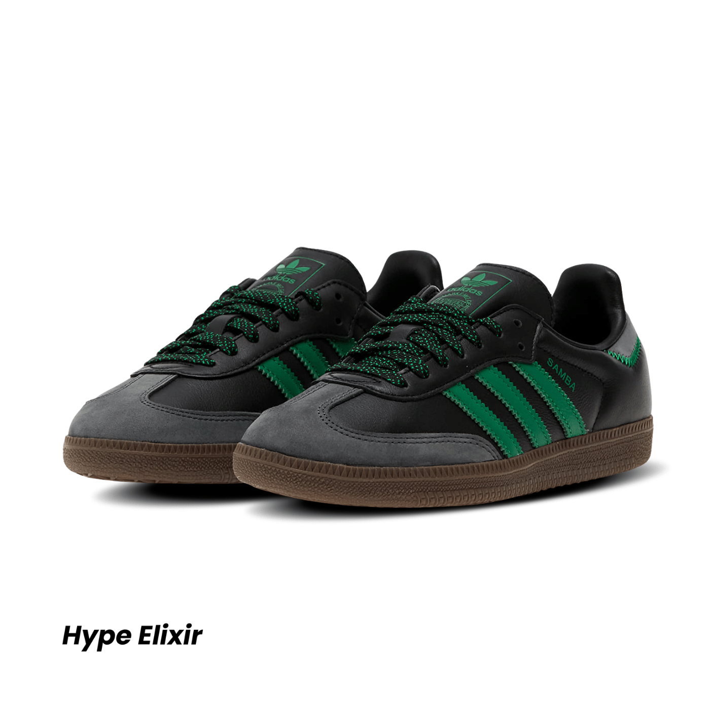 Adidas Samba OG Black Green (Women's) (Instant ship)