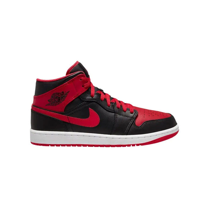 Air Jordan 1 Mid Alternate Bred / Black Fire Red