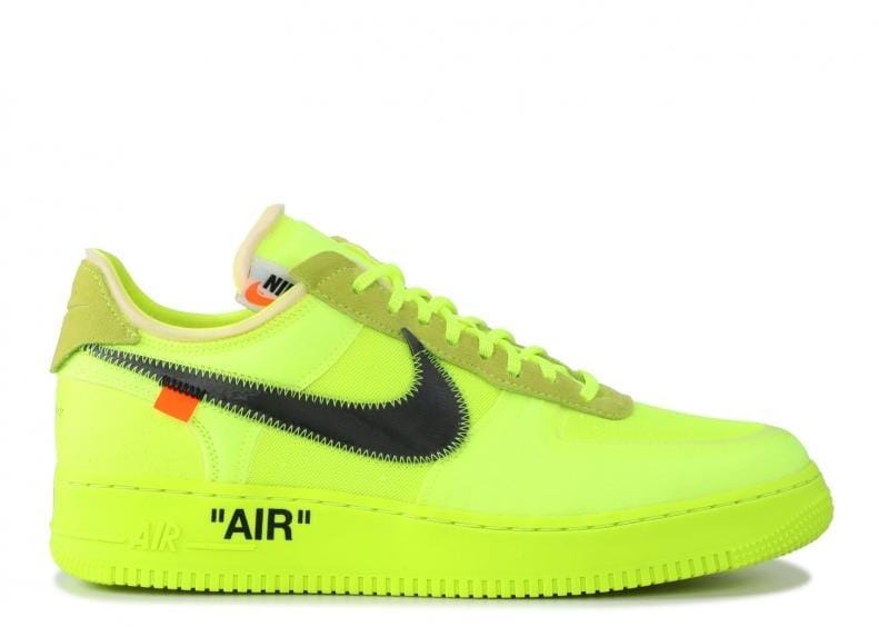 Nike Air Force 1 Low Off - White Volt (WORN)