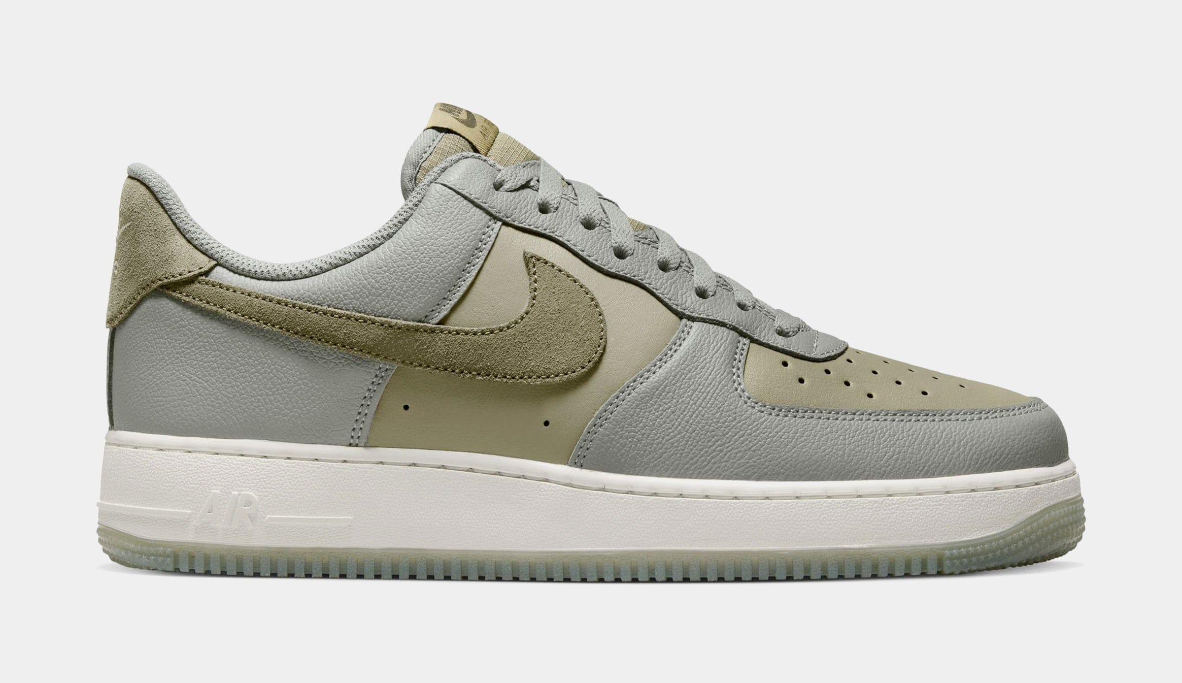 Nike Air Force 1 '07 LV8 Medium Olive Mens Lifestyle Shoes (Olive/Grey)