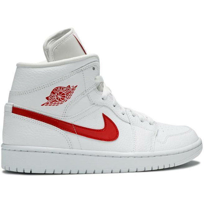 Air Jordan 1 Mid White University Red (2020) (Wmns)