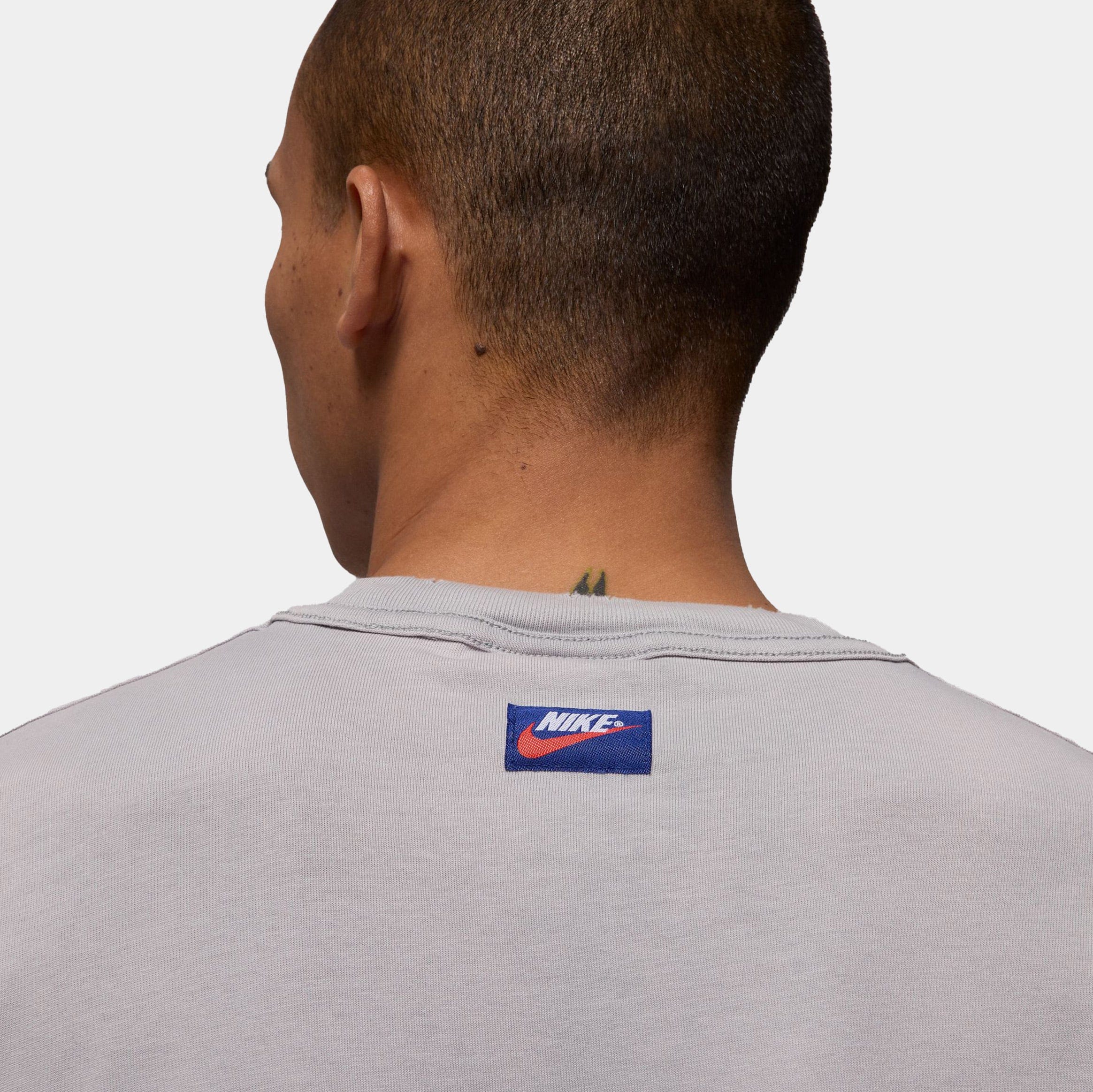 Air Jordan Rare Air 85 Mens Long Sleeve Shirt (Grey/Navy)