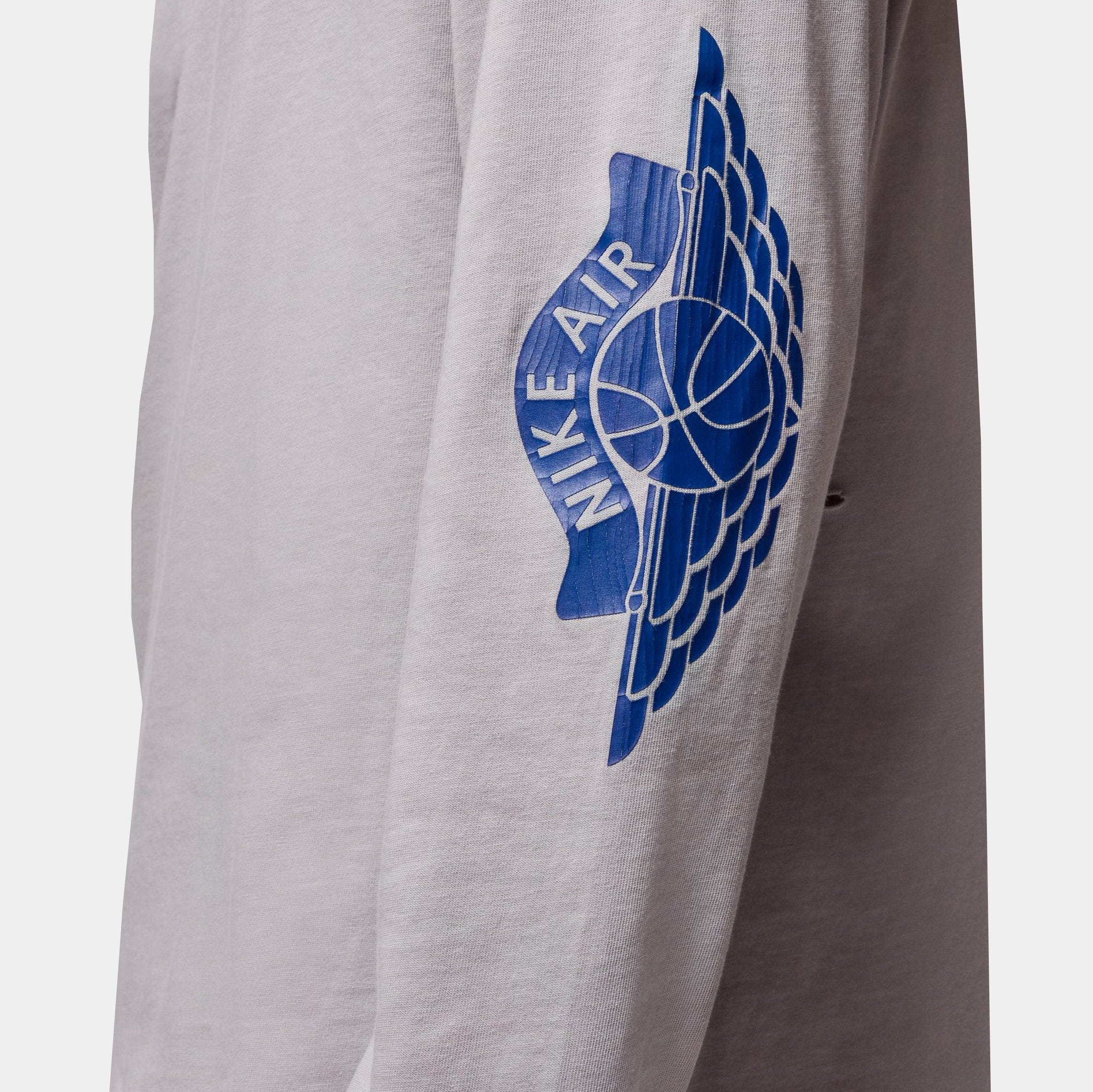 Air Jordan Rare Air 85 Mens Long Sleeve Shirt (Grey/Navy)