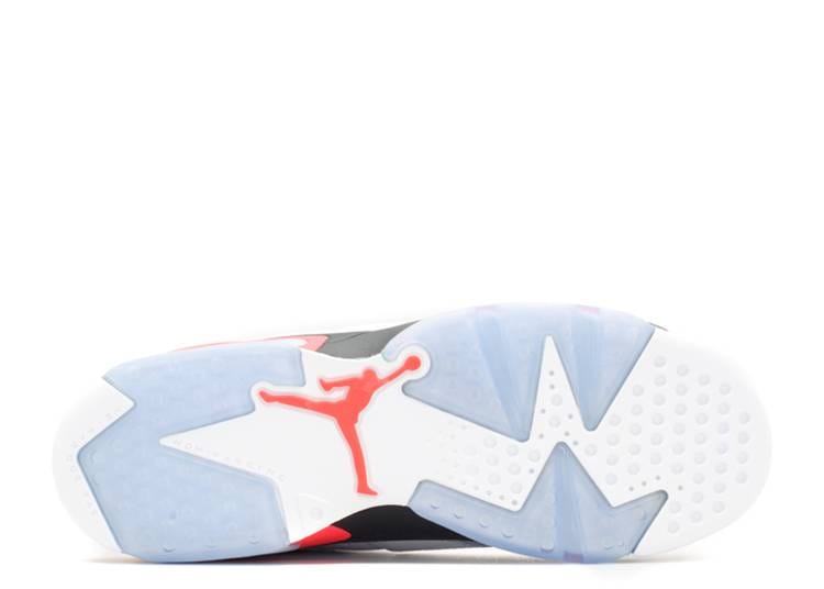 Air Jordan 6 Retro Low White Infrared 23 Black (GS)