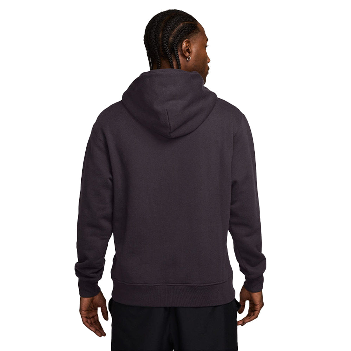 Air Jordan Wordmark Mens Fleece Pullover Hoodie Black