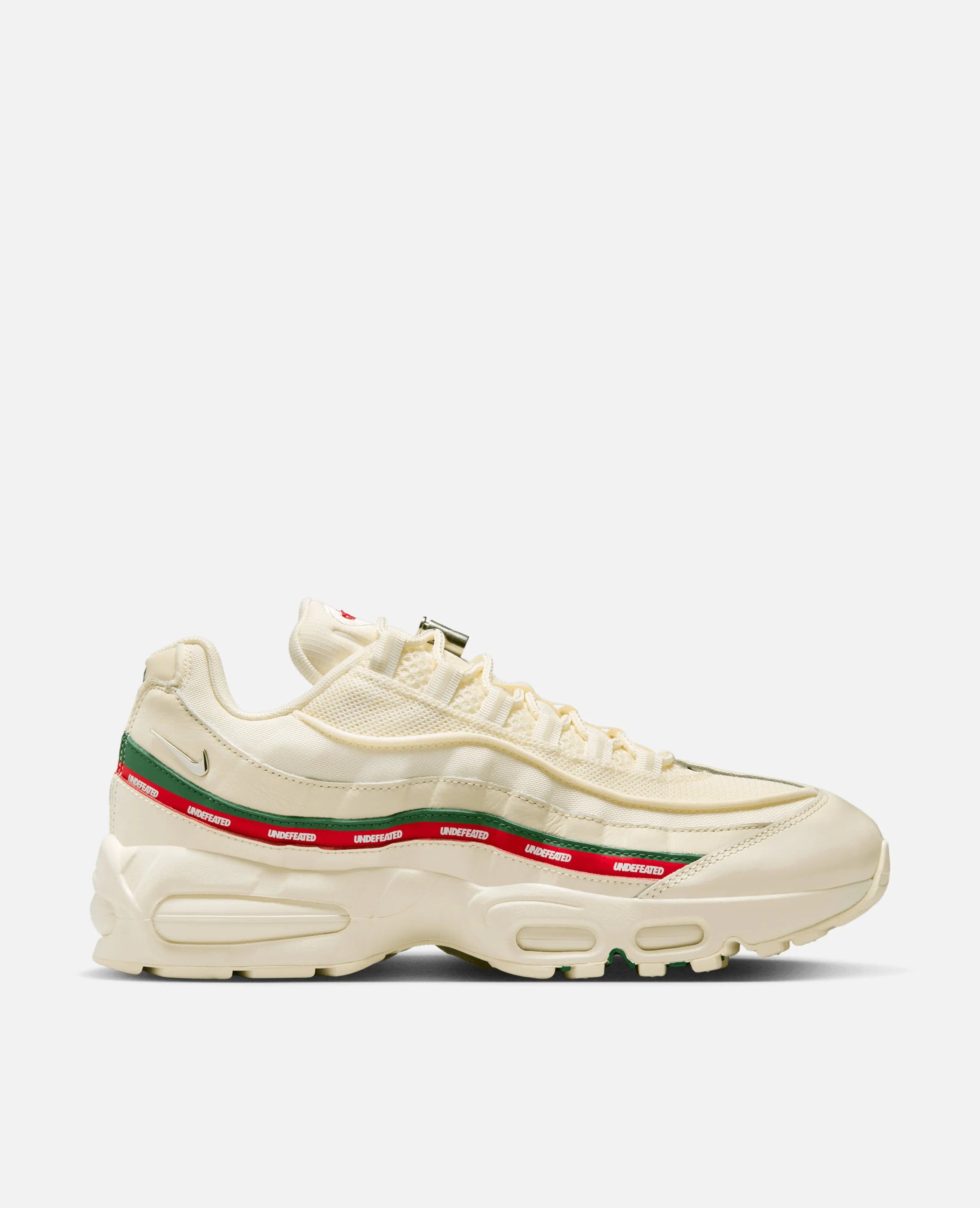 Nike Air Max 95 x Undefeated (Sail/Metallic Silver - Gorge Green)