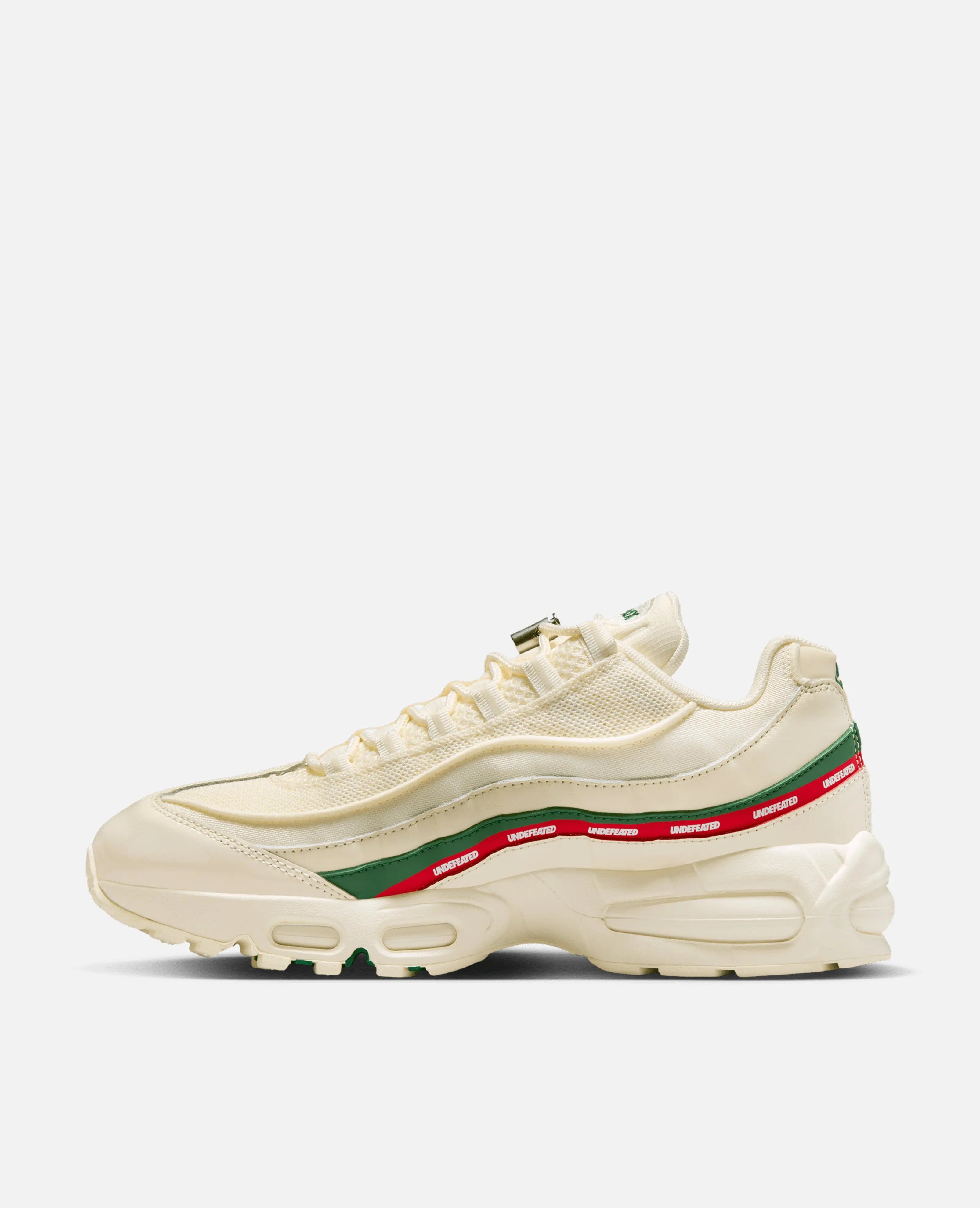 Nike Air Max 95 x Undefeated (Sail/Metallic Silver - Gorge Green)