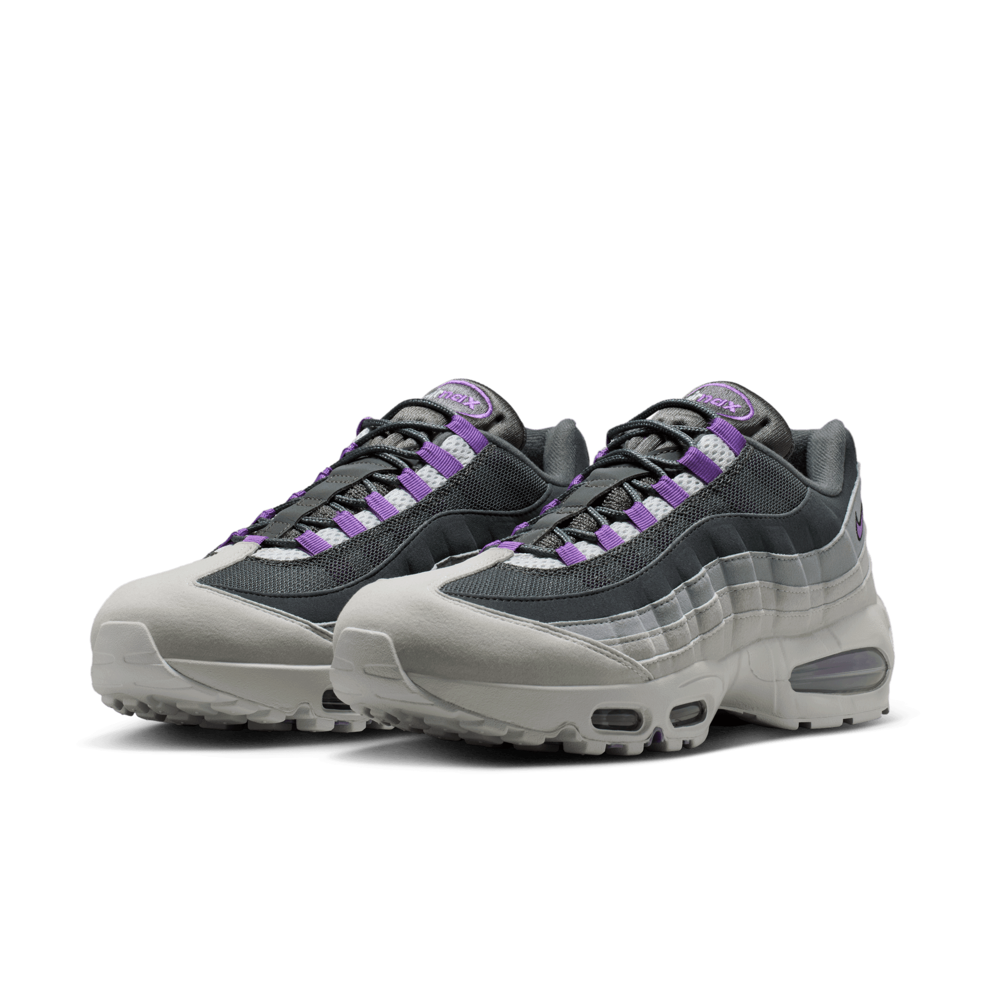 Nike AIR MAX 95 OG BIG BUBBLE - PHOTON DUST / BRIGHT VIOLET