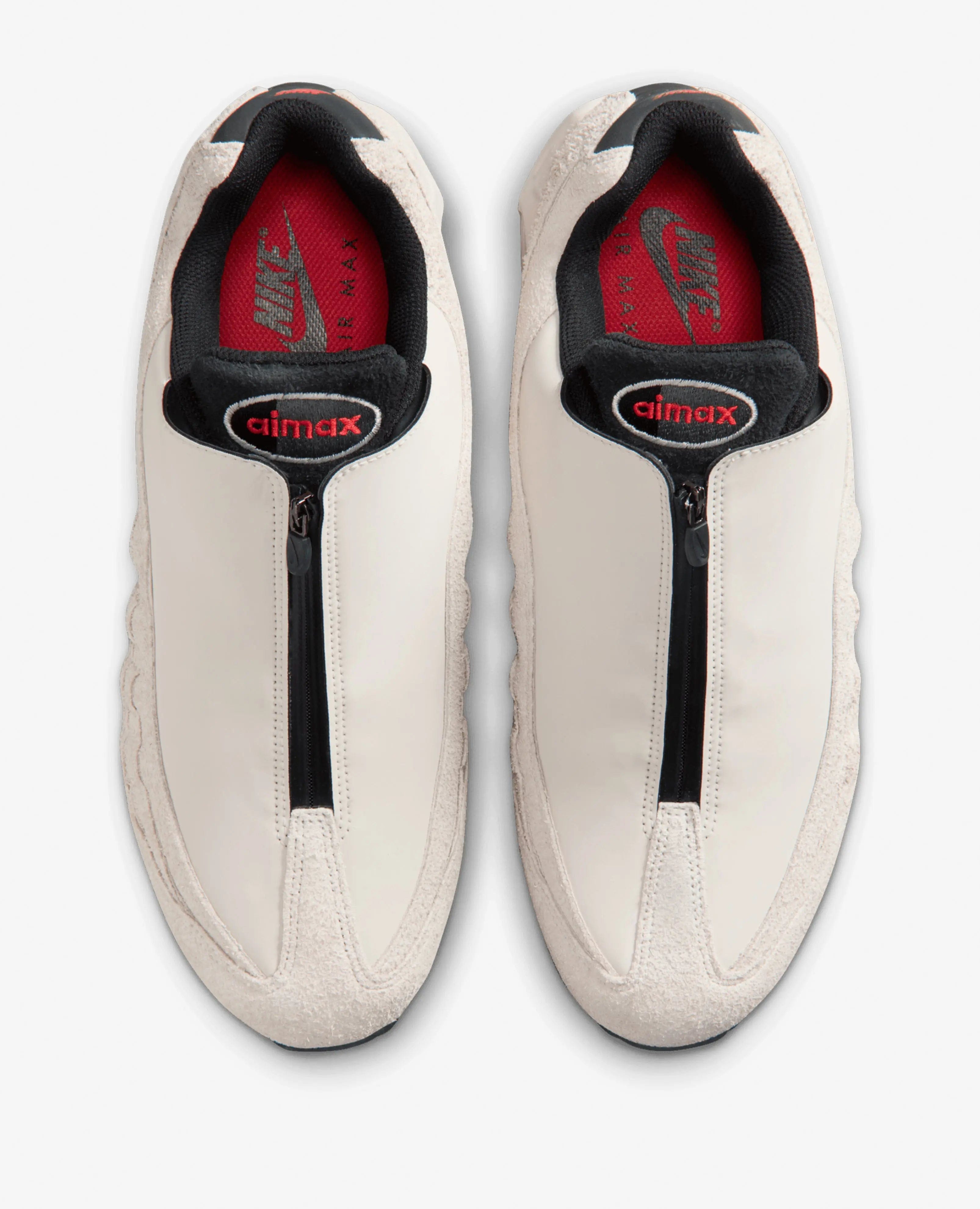 Nike Air Max 95 Big Bubble Zip Sp (Phantom/Black - Light Crimson - Smoke Grey)