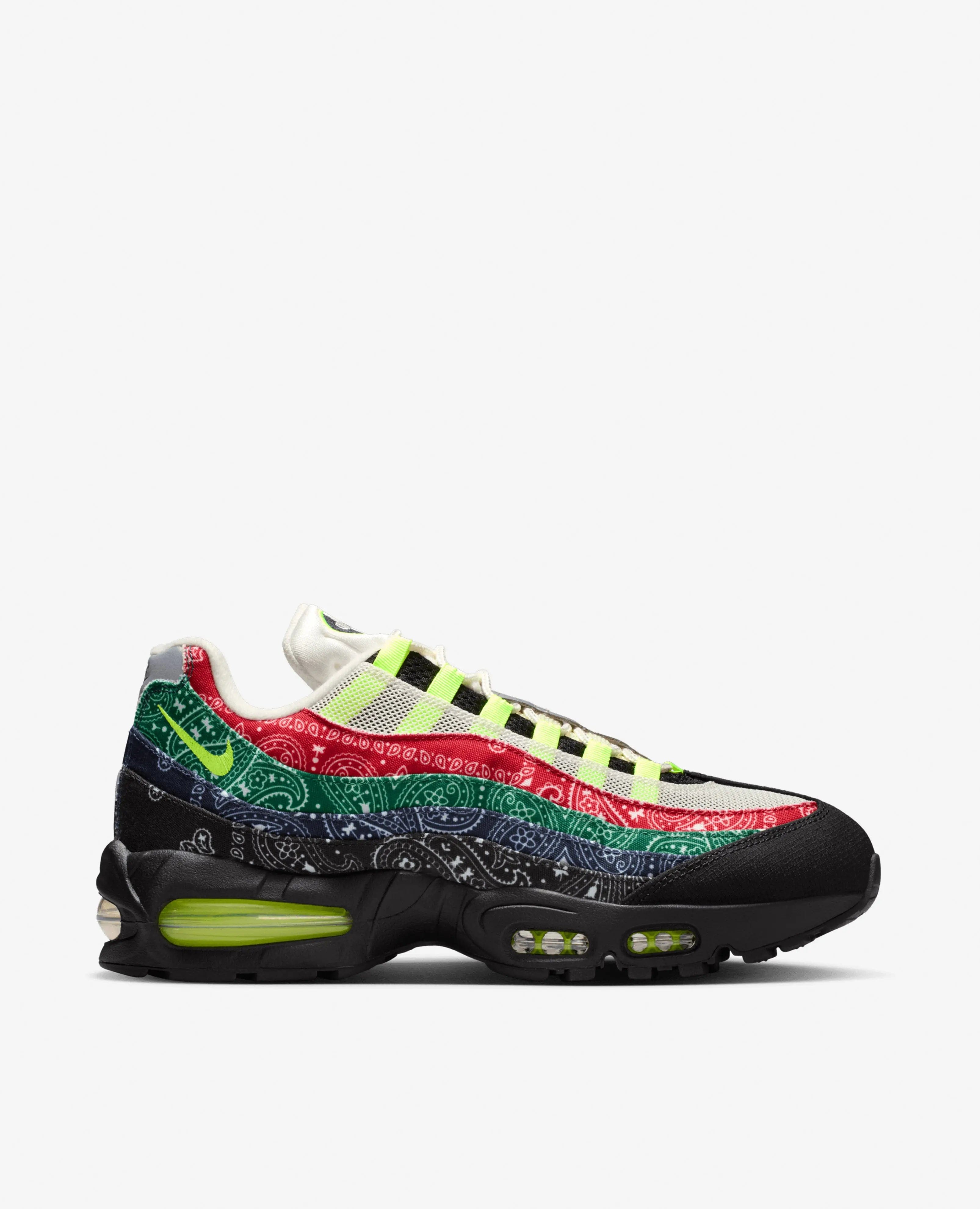 Nike Air Max 95 Sp (Sail/Volight - Universal Red - Sport Green - Black - Midnight Navy)