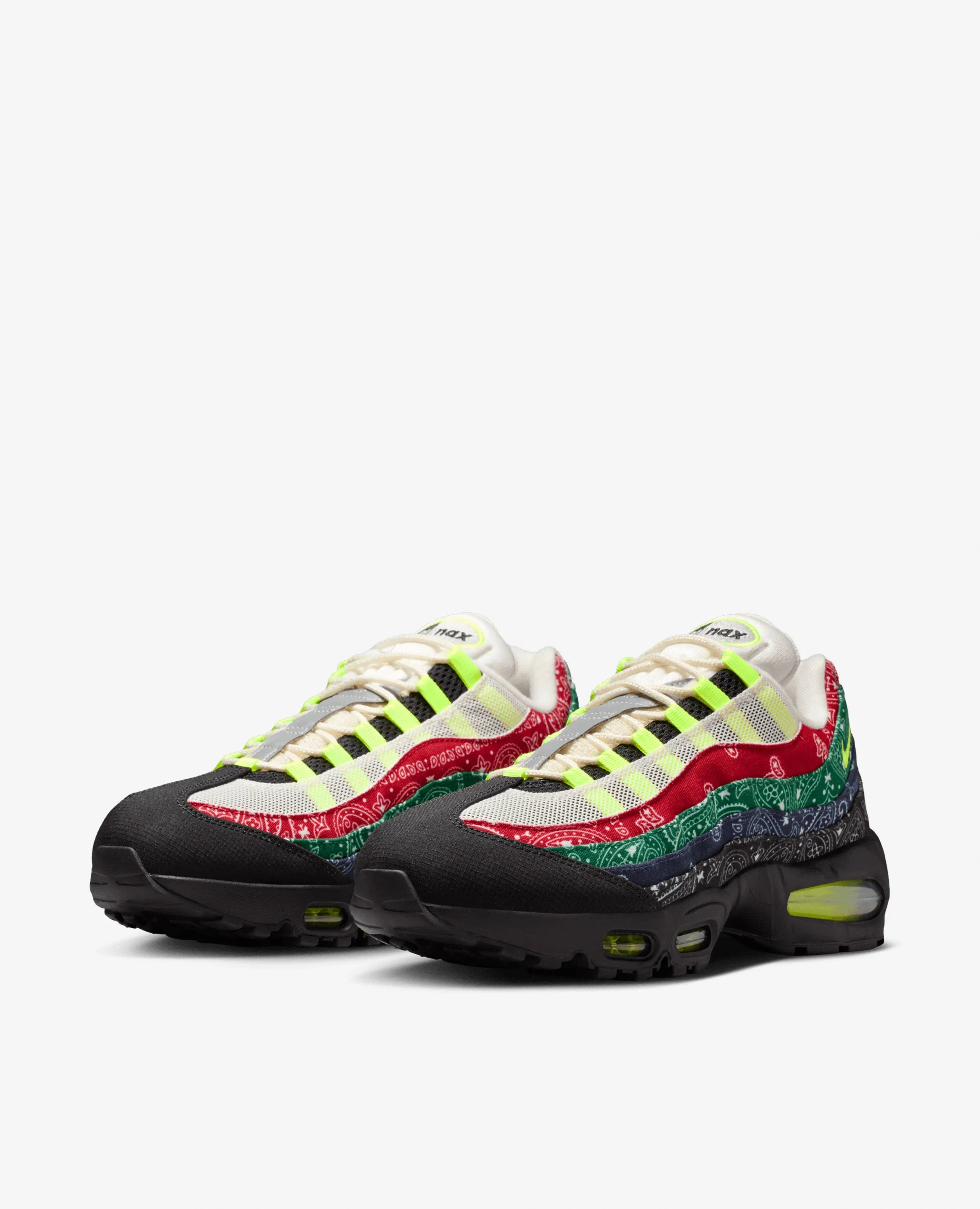 Nike Air Max 95 Sp (Sail/Volight - Universal Red - Sport Green - Black - Midnight Navy)