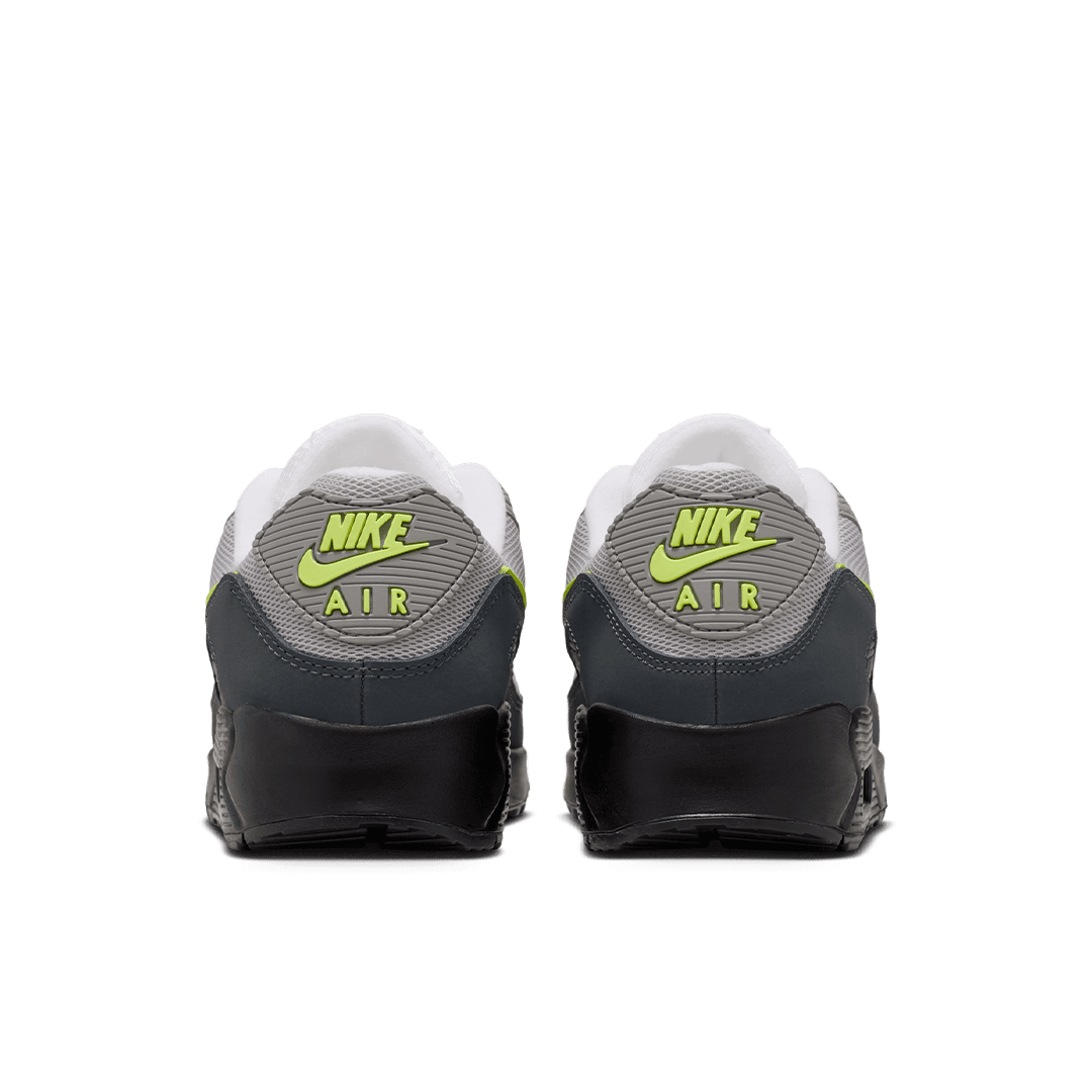 Nike AIR MAX 90 BLACK/NEON YELLOW - ANTHRACITE
