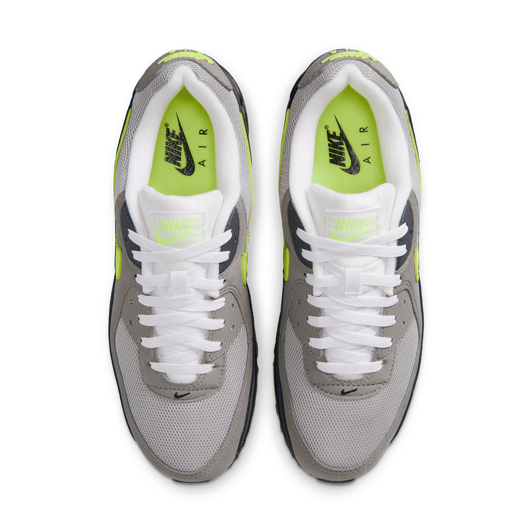 Nike AIR MAX 90 BLACK/NEON YELLOW - ANTHRACITE