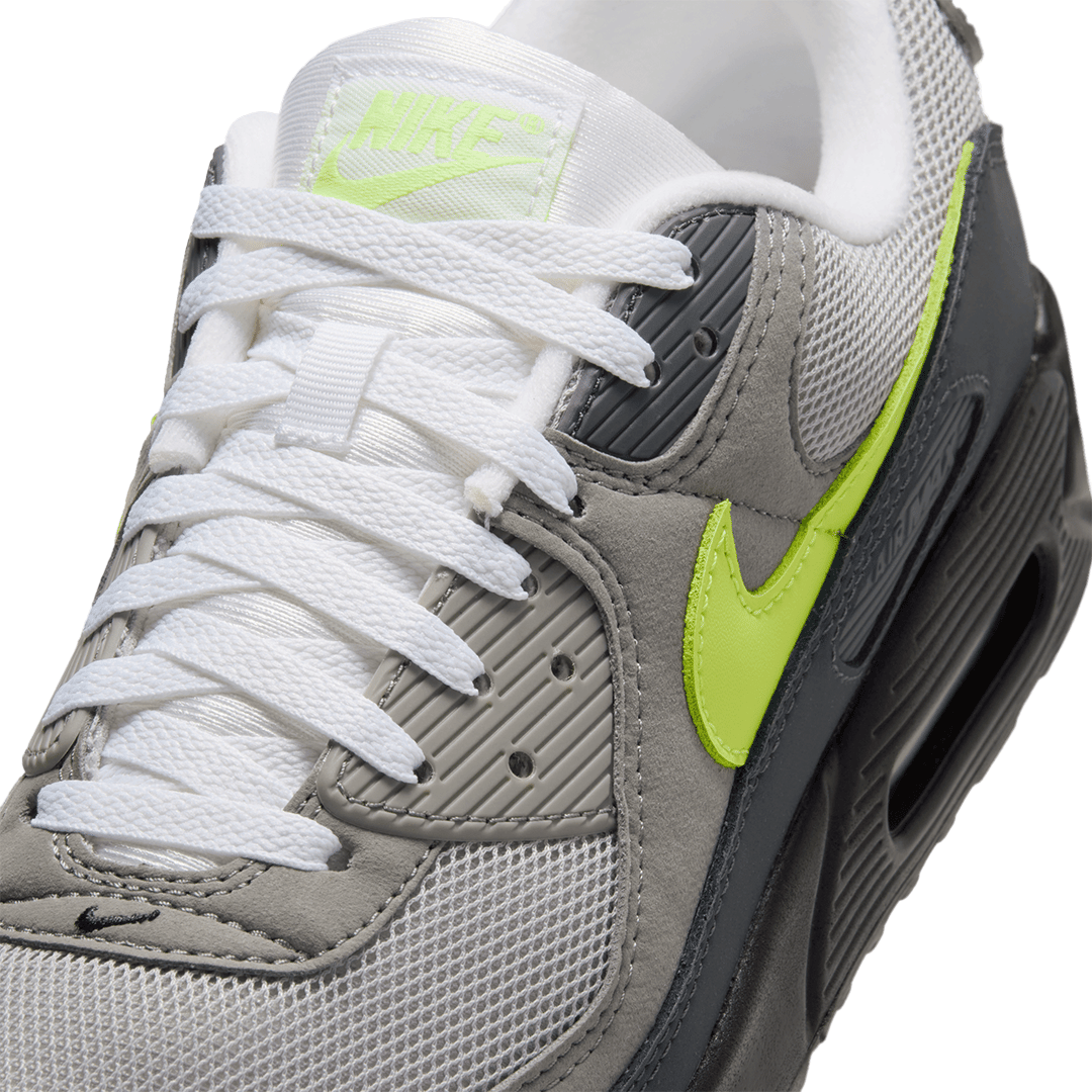 Nike AIR MAX 90 BLACK/NEON YELLOW - ANTHRACITE