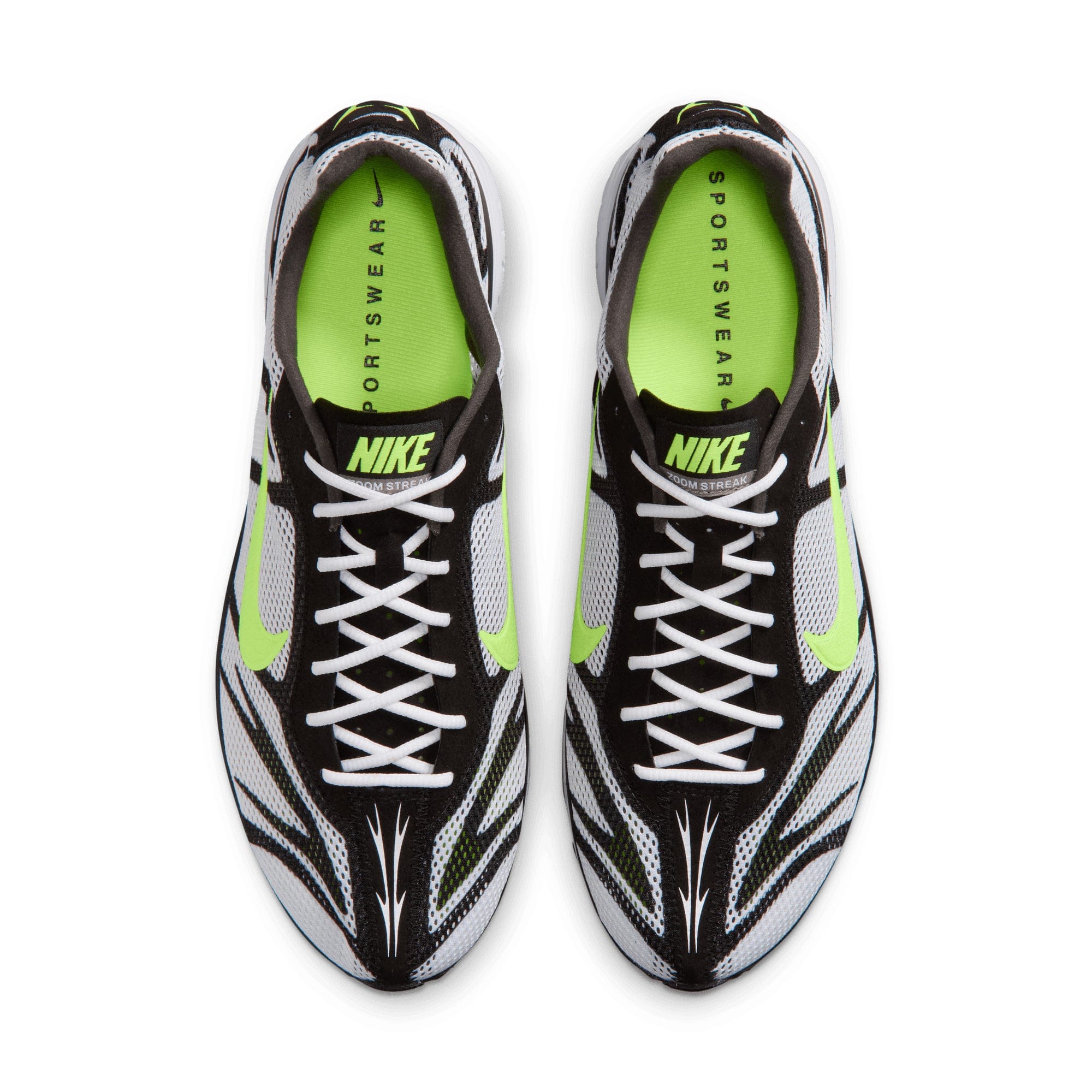 Nike Zoom Streak 3 WHITE/VOLT - FLAT PEWTER - BLACK IQ8012 - 100