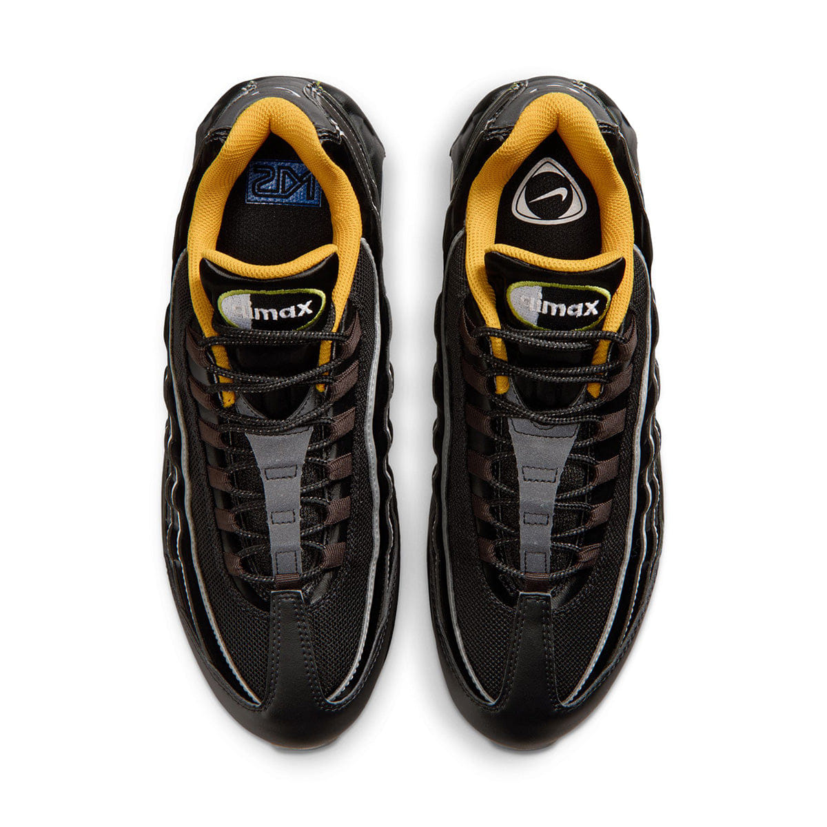 Nike Air Max 95 Big Bubble BLACK/WHITE/GOLD LEAF/PEAR