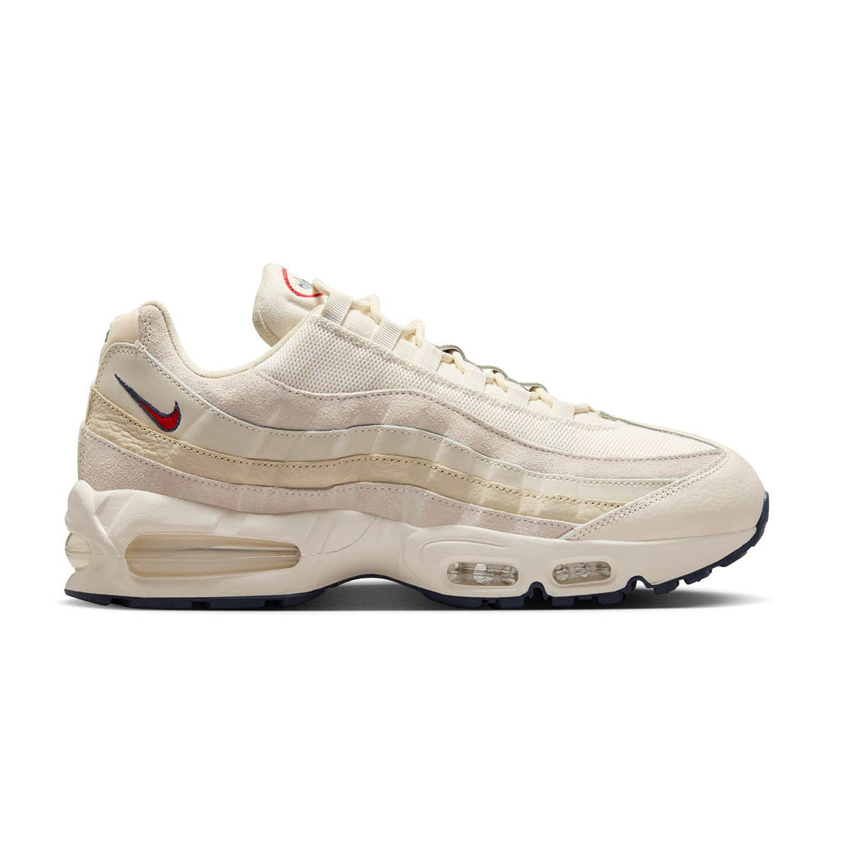 Nike Air Max 95 OG PRM Pale Ivory/Light Khaki/Sail/University Red