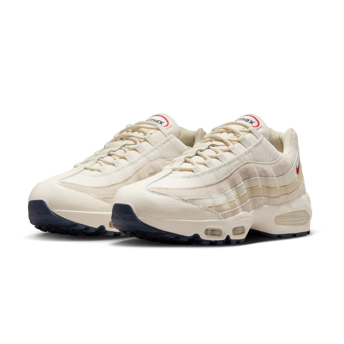 Nike Air Max 95 OG PRM Pale Ivory/Light Khaki/Sail/University Red