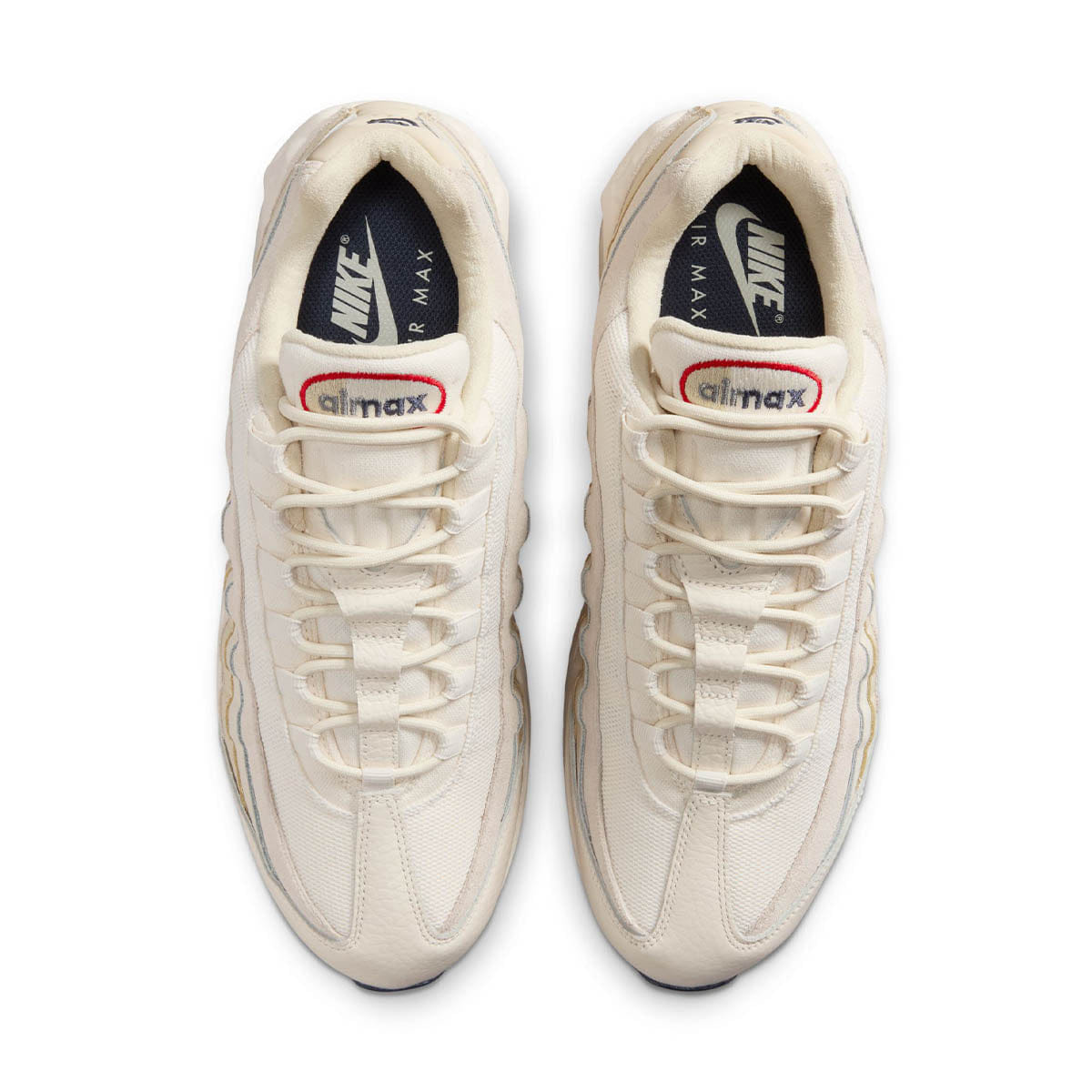 Nike Air Max 95 OG PRM Pale Ivory/Light Khaki/Sail/University Red
