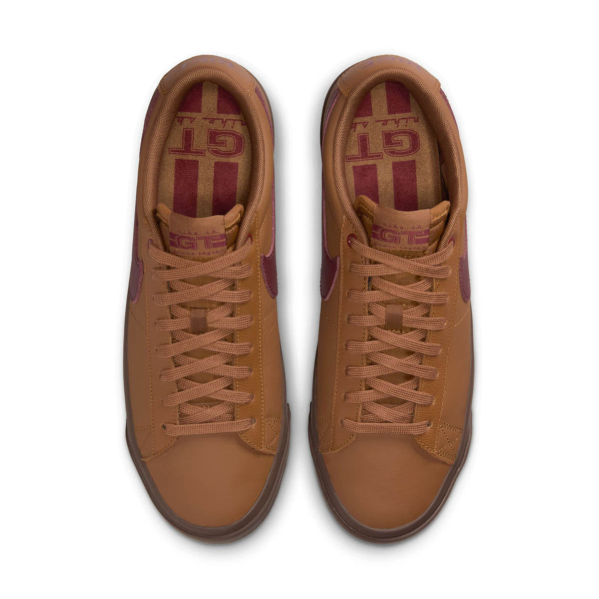 Nike SB Blazer Low Pro GT Light British Tan/Gum Yellow/Dark Team Red