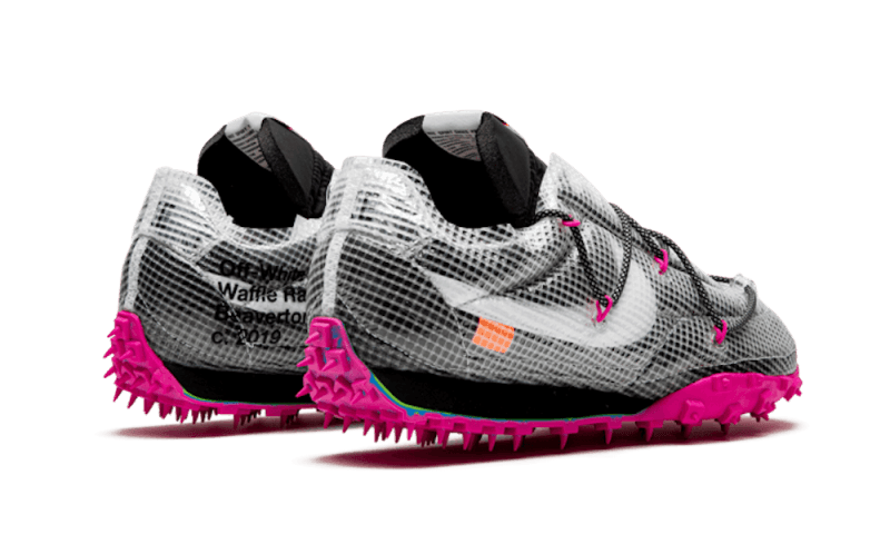 Nike Waffle Racer Off - White Black Fuchsia