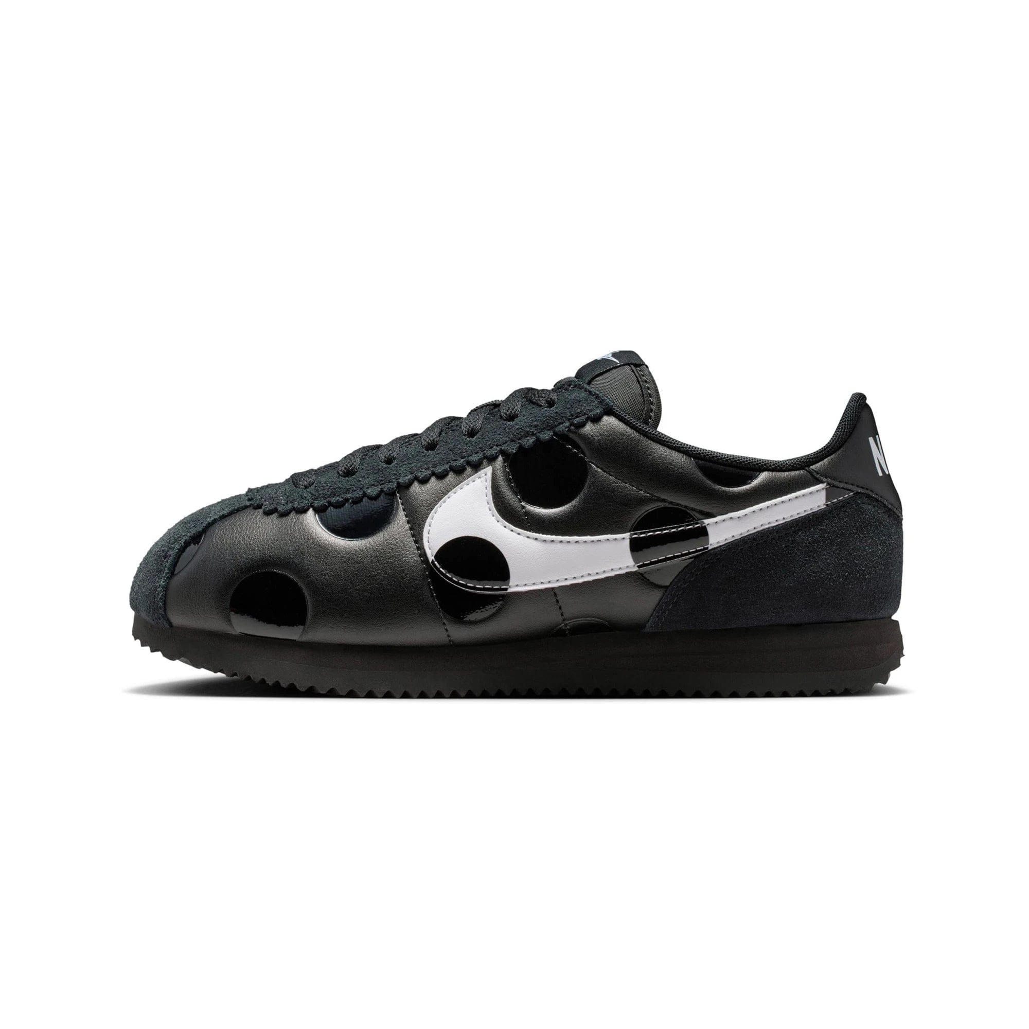 Nike Cortez Polka Dots Black White Women's