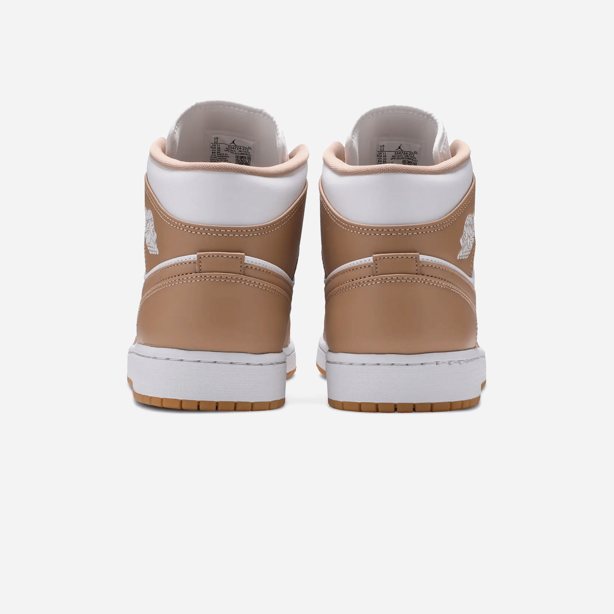 Air Jordan Nike Air Jordan 1 Mid Tan Gum