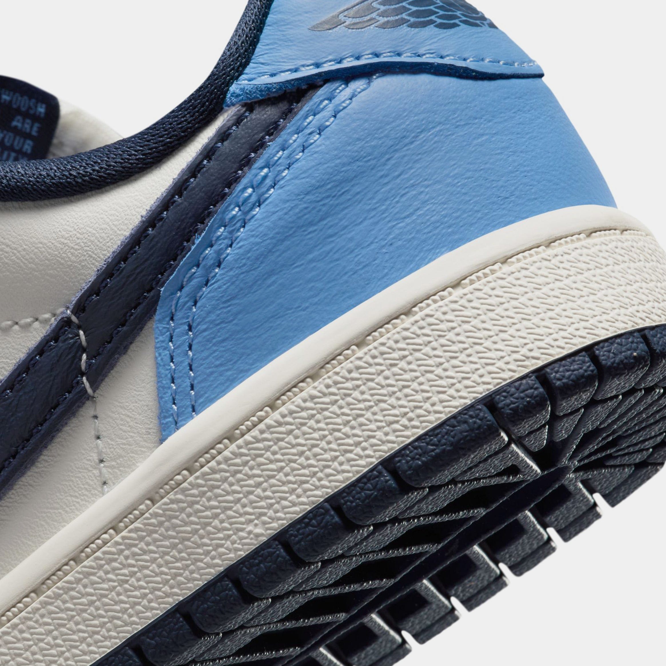 Air Jordan 1 Retro Low OG Obsidian Preschool Lifestyle Shoes (Obsidian/University Blue/Sail)