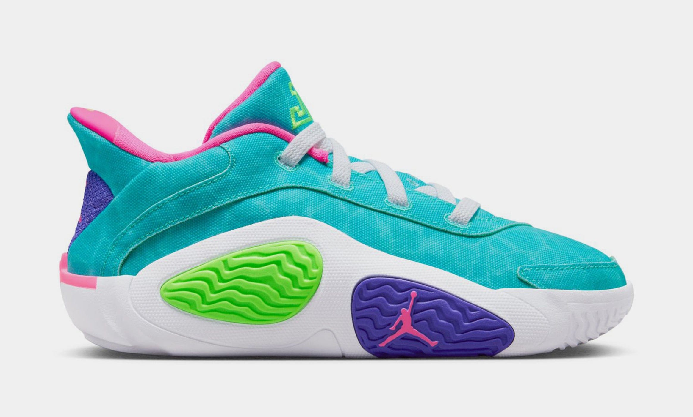 Air Jordan Tatum 2 Preschool Lifestyle Shoes (Hyper Jade/Green Strike/White/Hyper Pink)