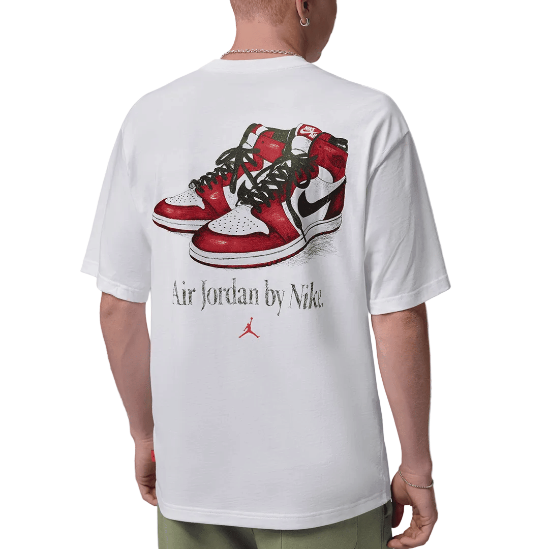 Air Jordan BROOKLYN AIR JORDAN T - SHIRT WHITE