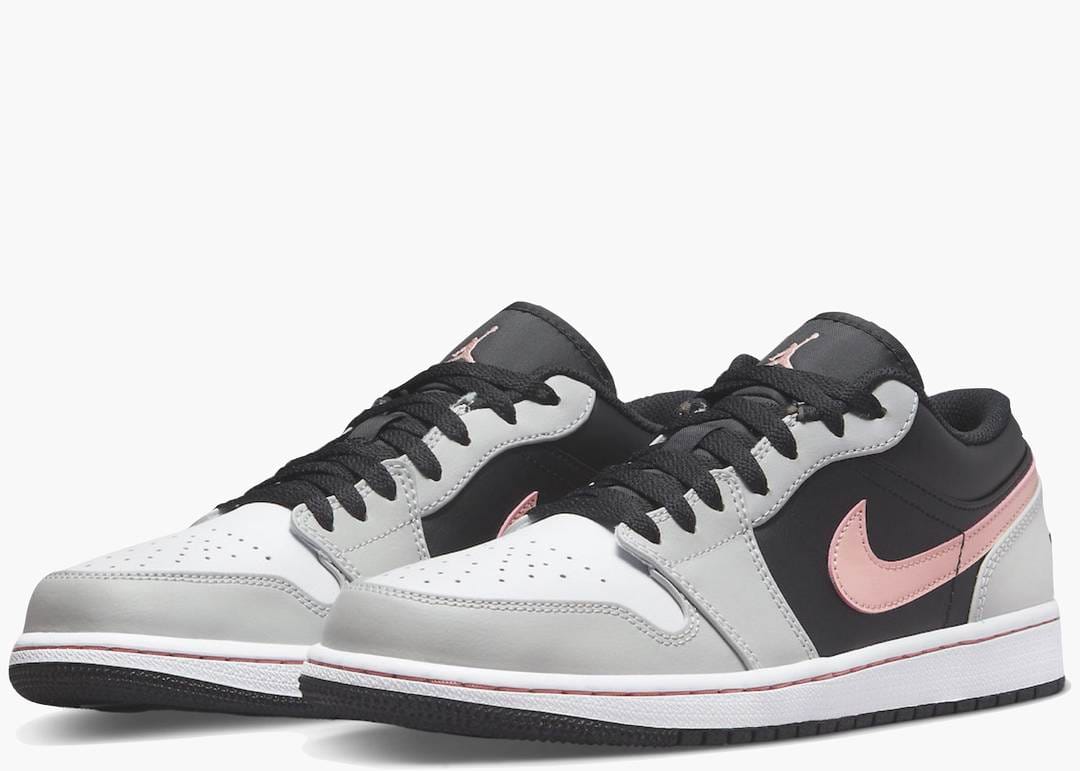 Air Jordan Jordan 1 Low Black Grey Pink Sneakers | Off Kicks
