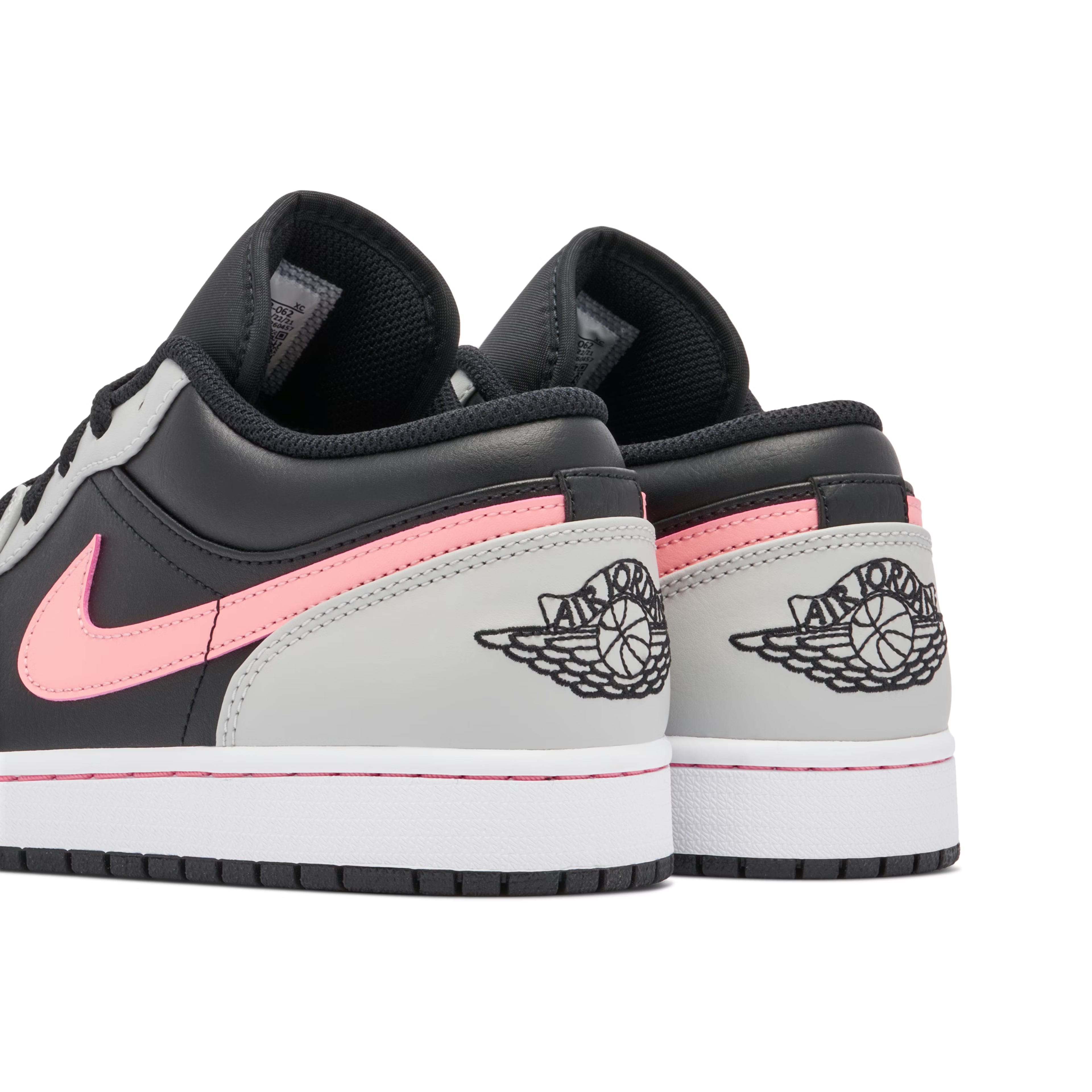 Air Jordan Jordan 1 Low Black Grey Pink Sneakers | Off Kicks