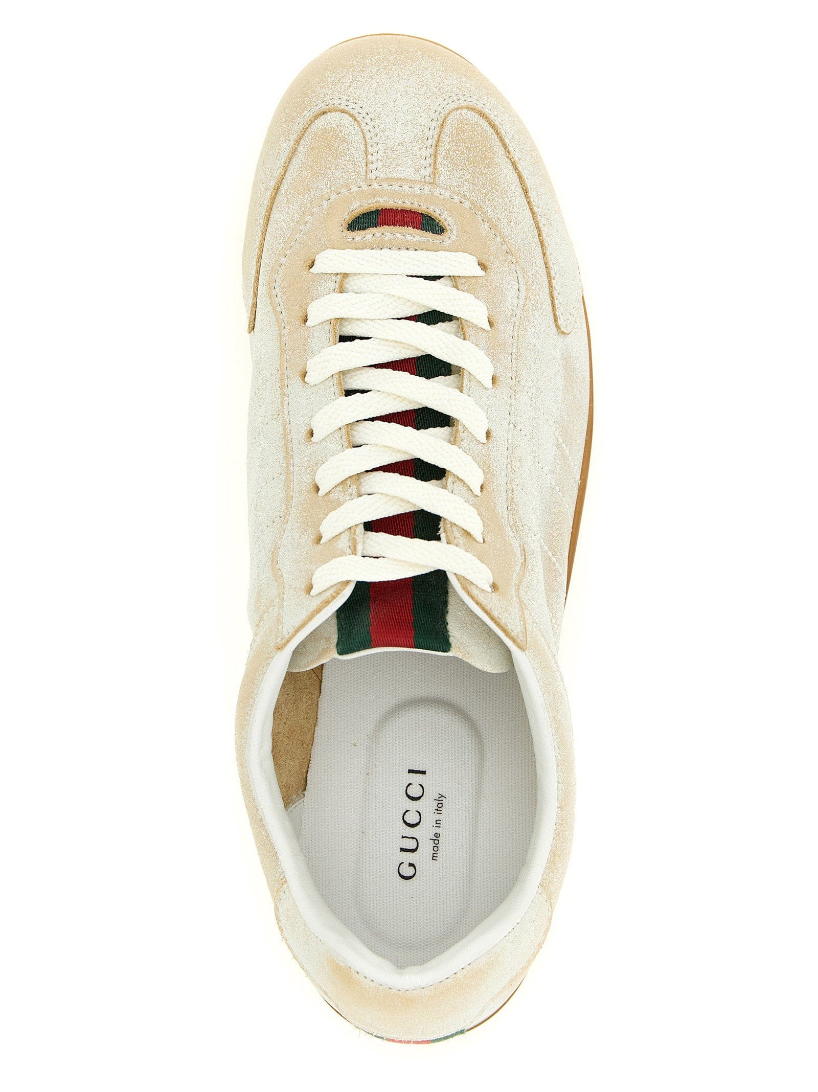 Gucci Shift Sneaker — Cream