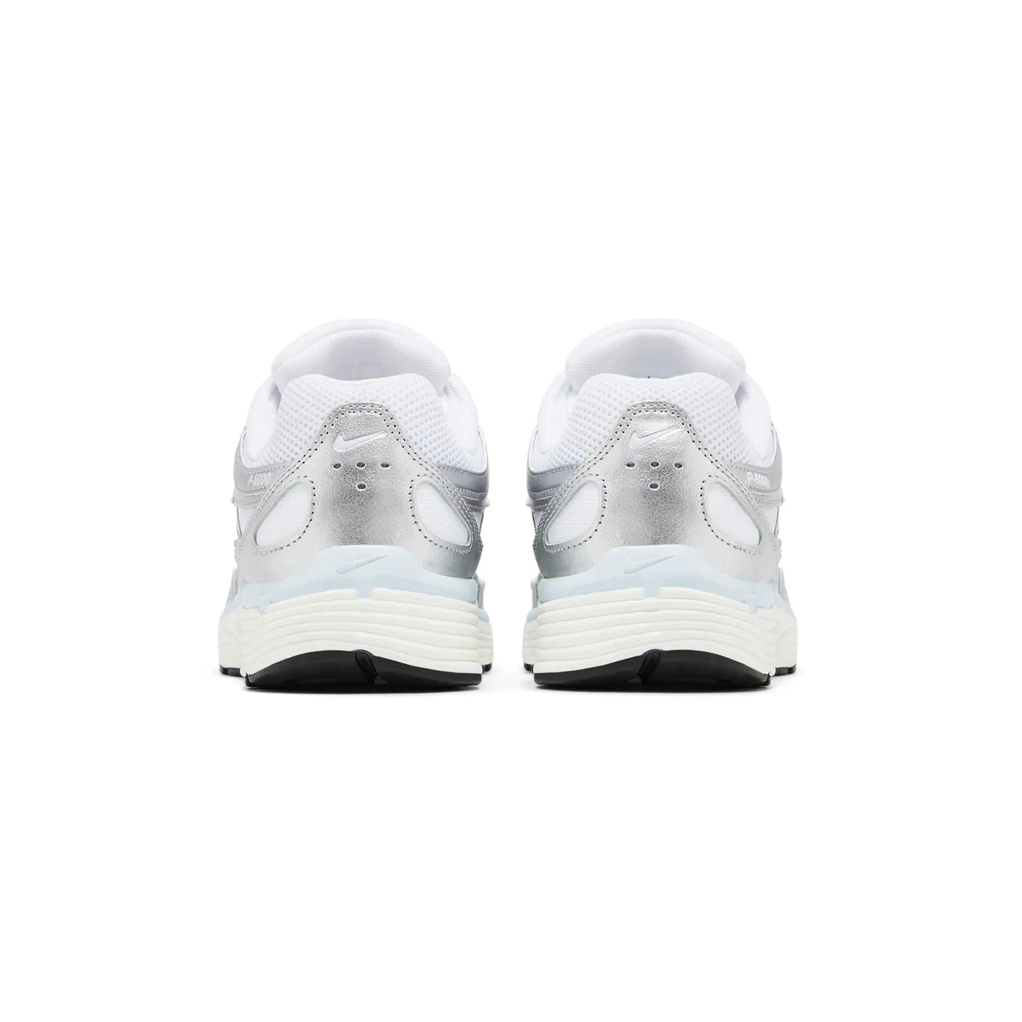 Nike P - 6000 White Blue Tint Sail Metallic Silver Women's (2025)