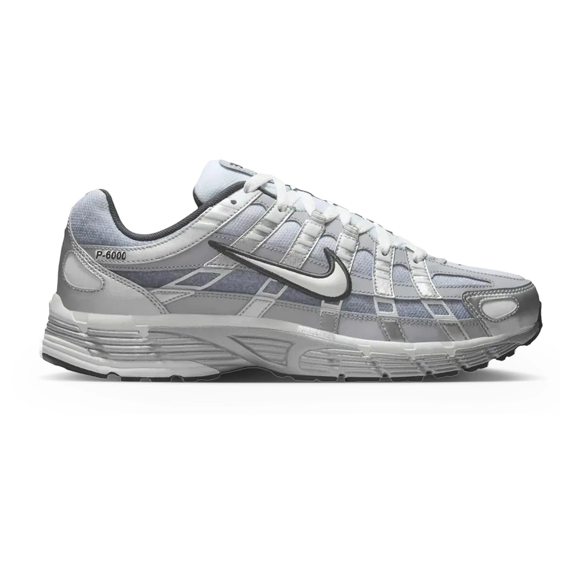 Nike P - 6000 Metallic Silver Summit White - Wolf Grey (2025)